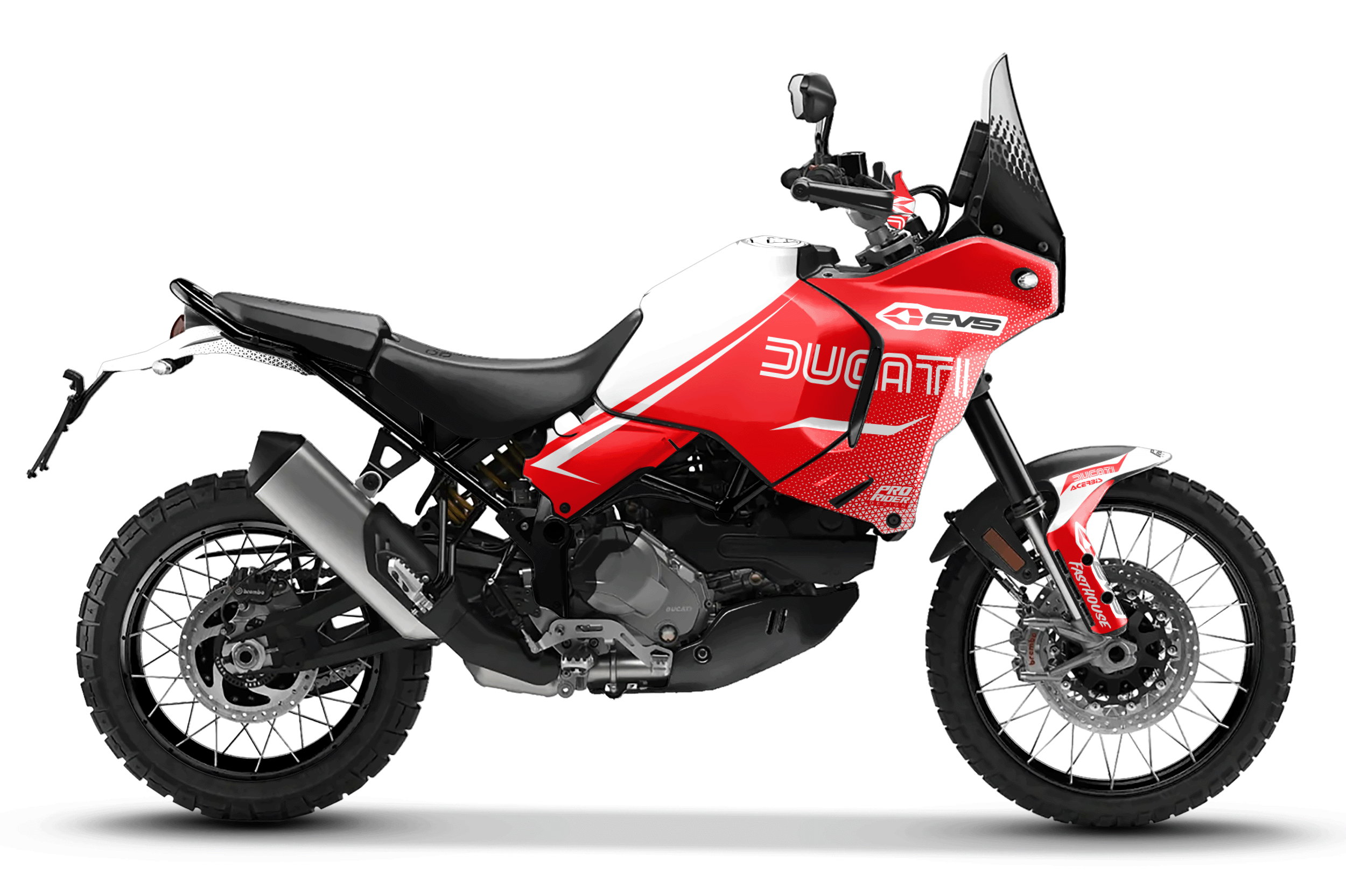 Ducati Desert X Full Graphics Kit | Evs