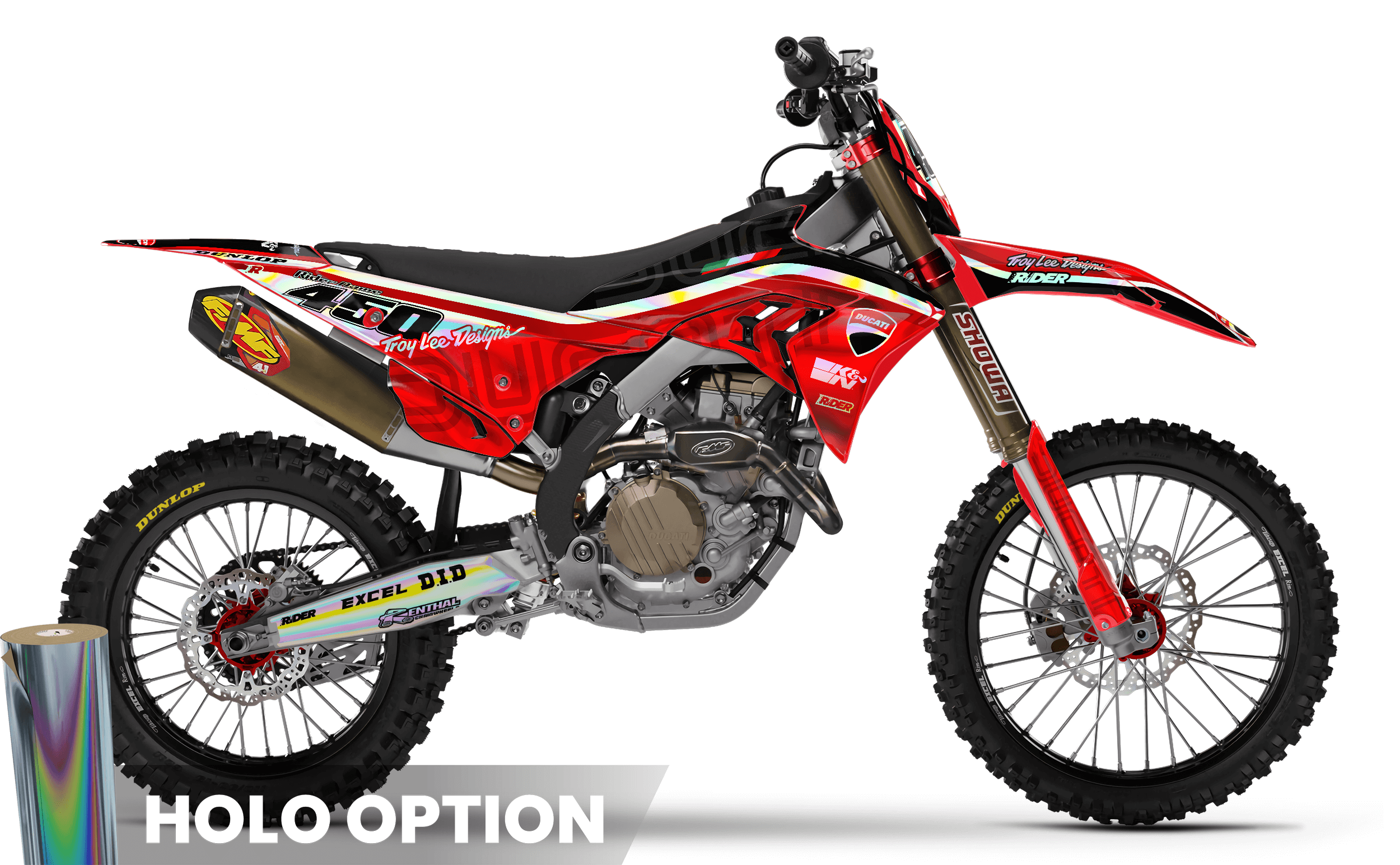 MX TEST Full Graphics Kit DUCATI