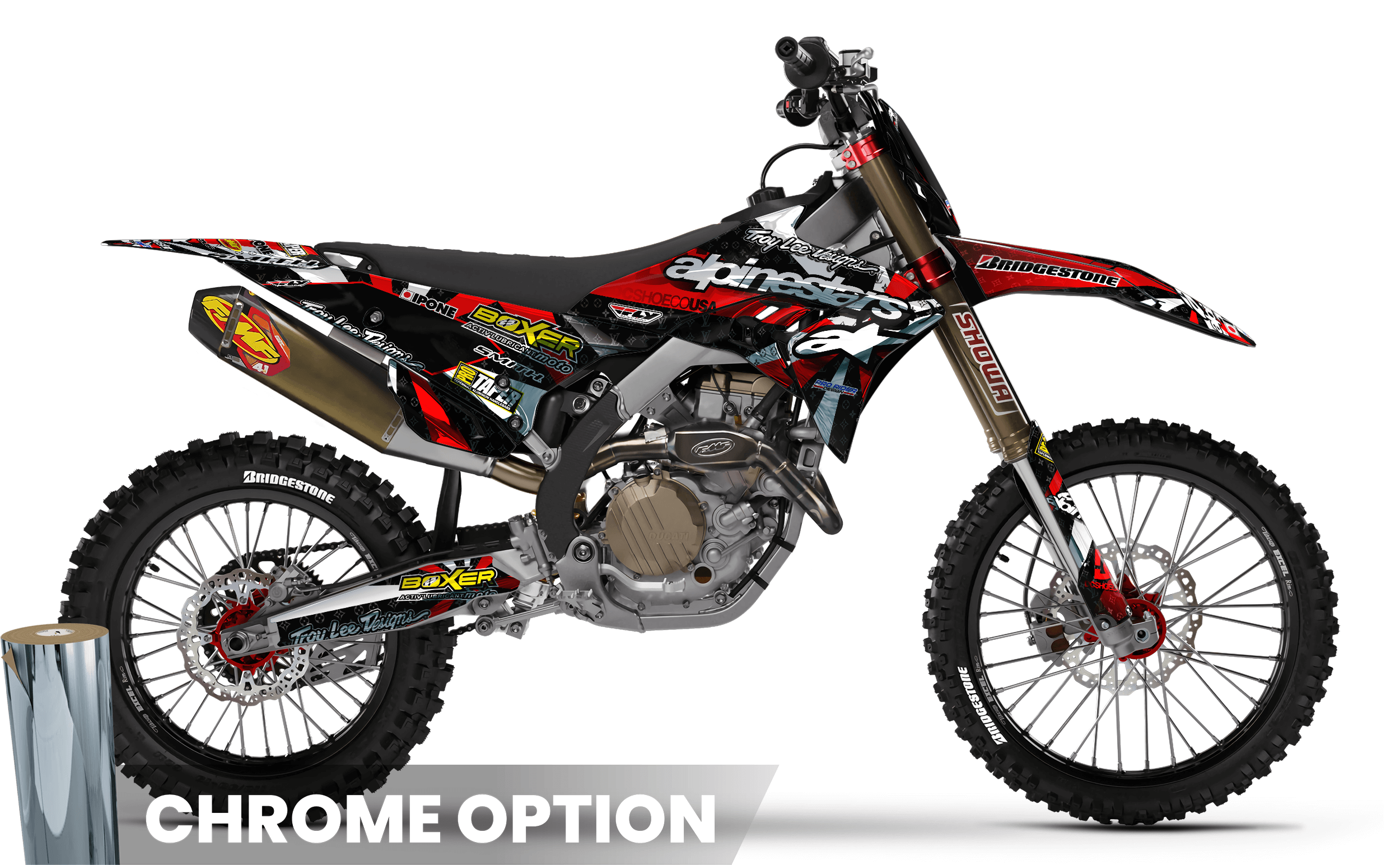 Alpinestars rouge Full Graphics Kit DUCATI