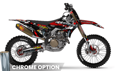 Ducati Desmo 450  Full Graphics Kit | Alpinestars red