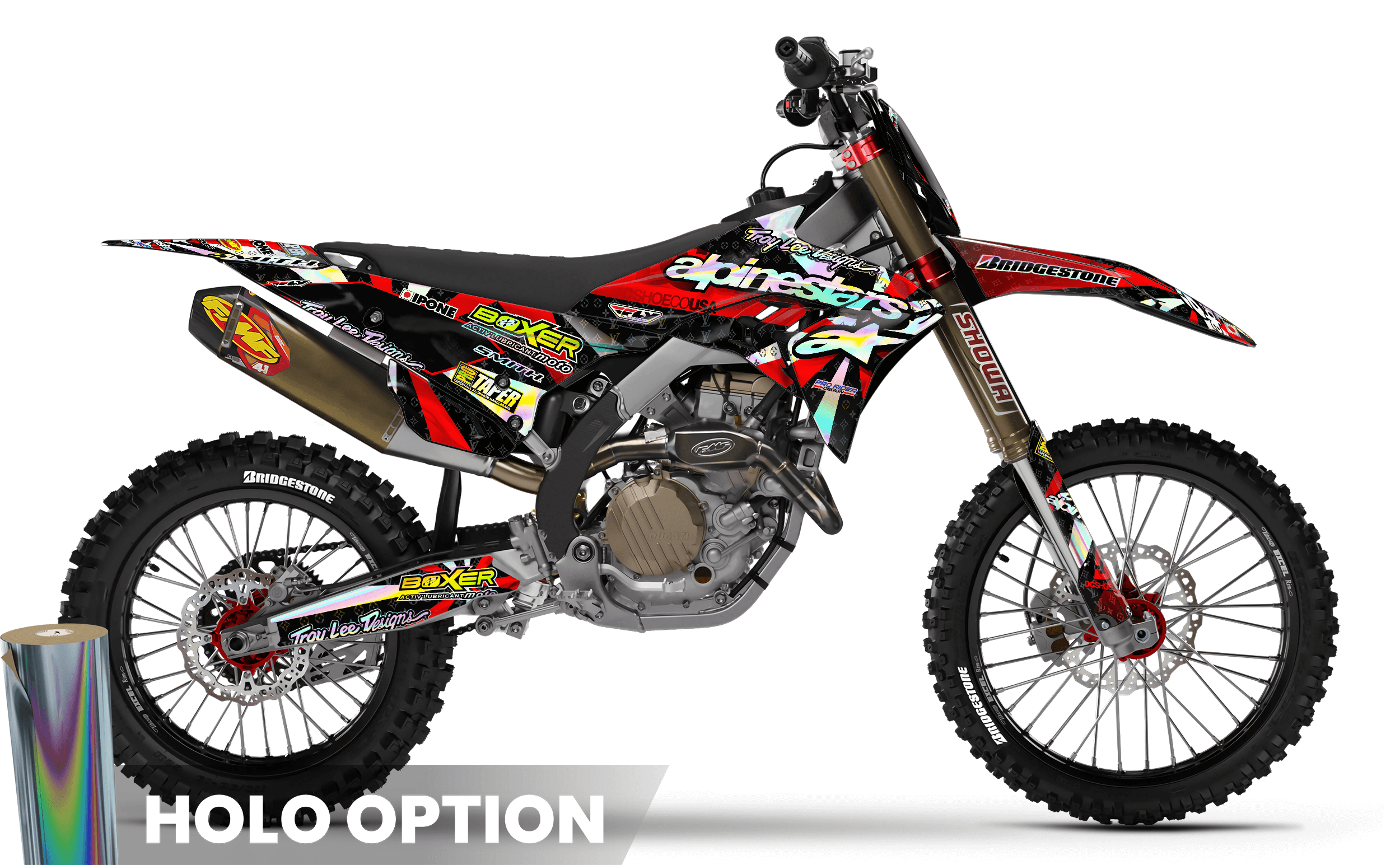 Alpinestars rouge Full Graphics Kit DUCATI
