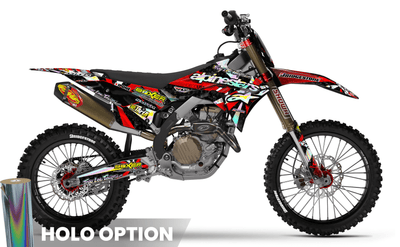 Ducati Desmo 450  Full Graphics Kit | Alpinestars red