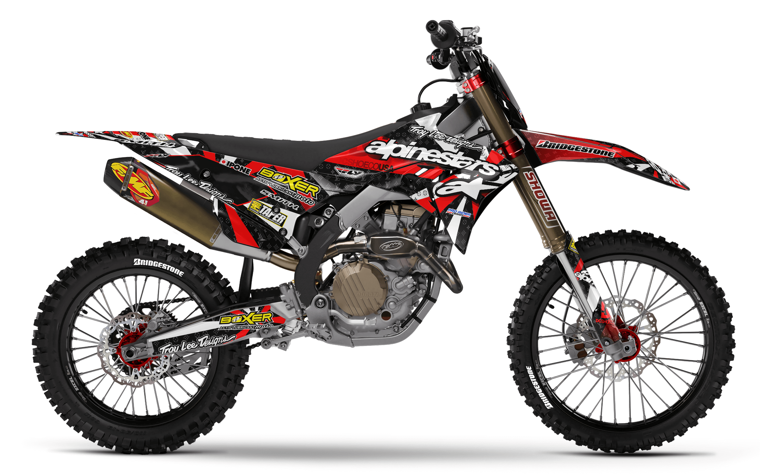 Alpinestars rouge Full Graphics Kit DUCATI