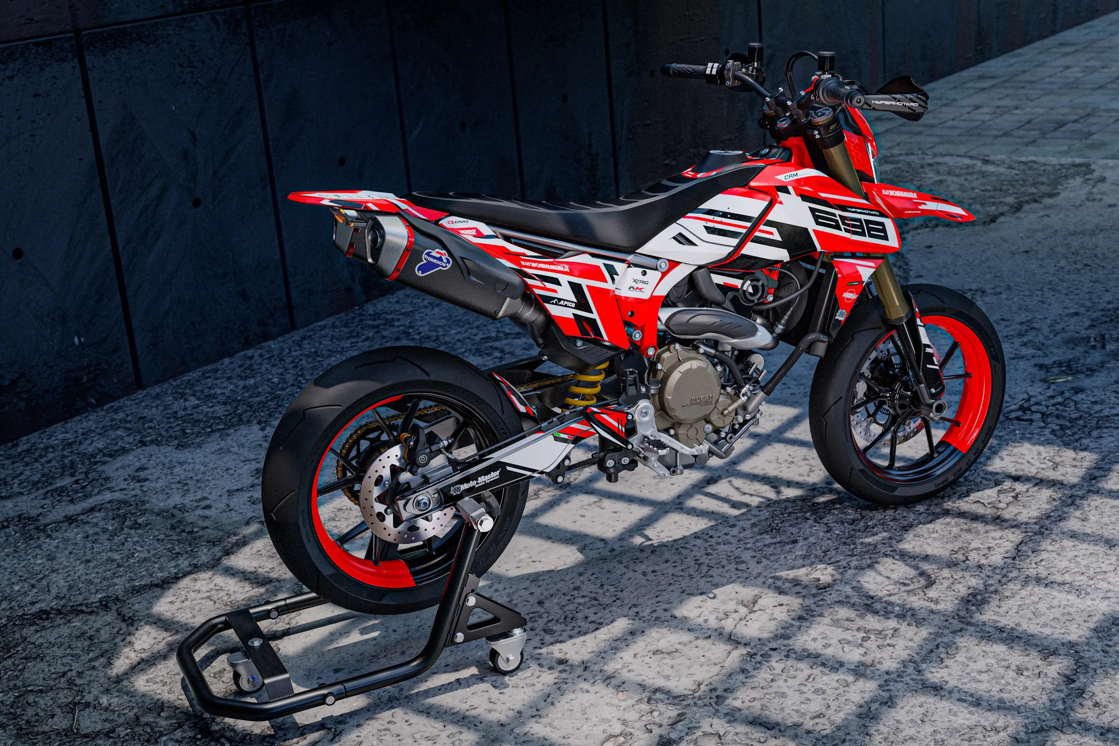 Ducati Hypermotard 698 Full Graphics Kit | Highta