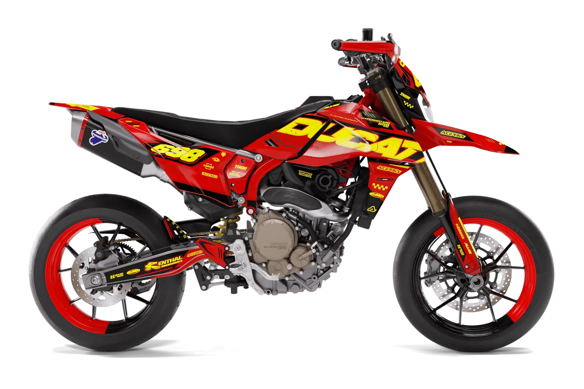 Ducati Hypermotard 698 Full Graphics Kit | Hypana