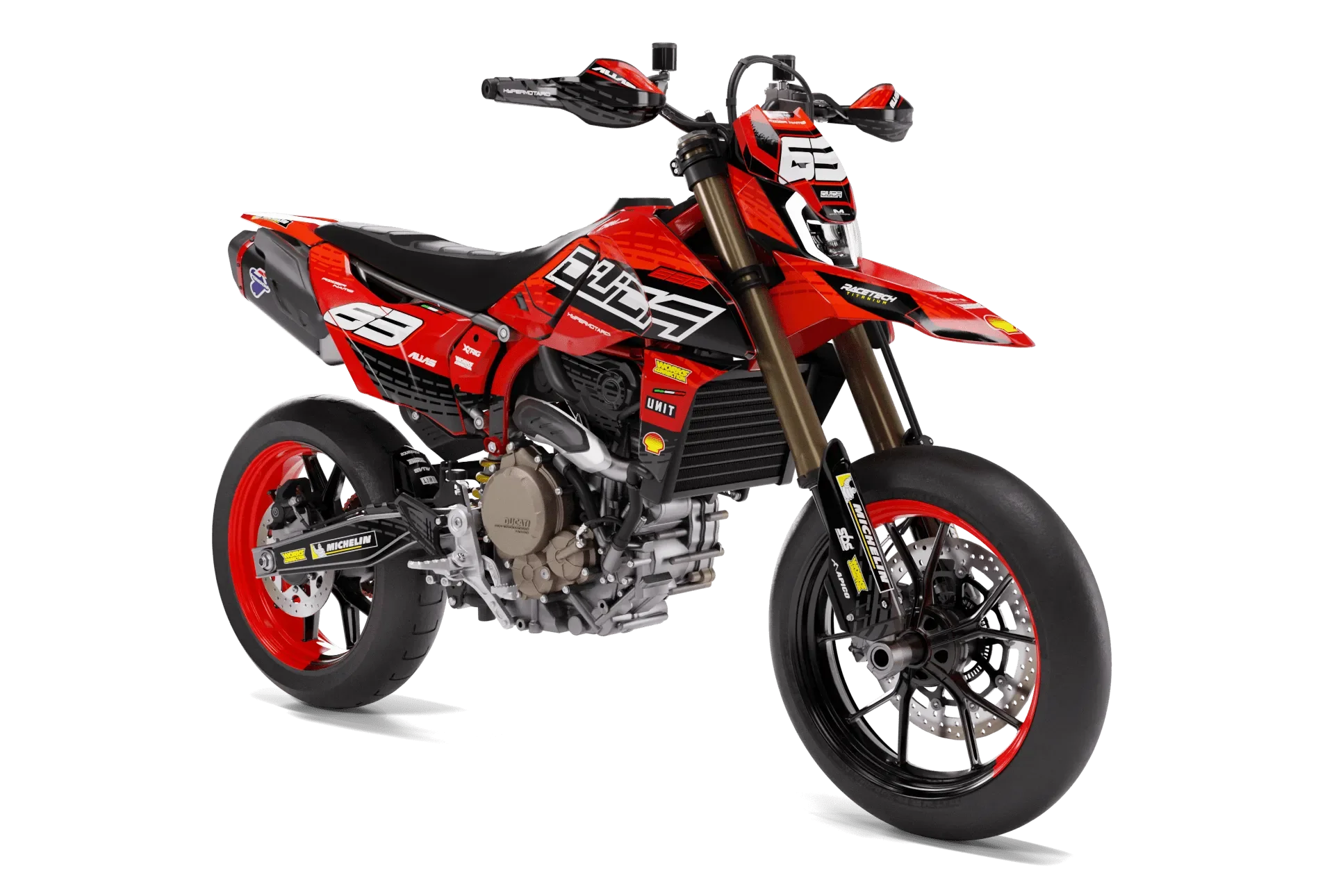 Ducati Hypermotard 698 Full Graphics Kit | Hypero