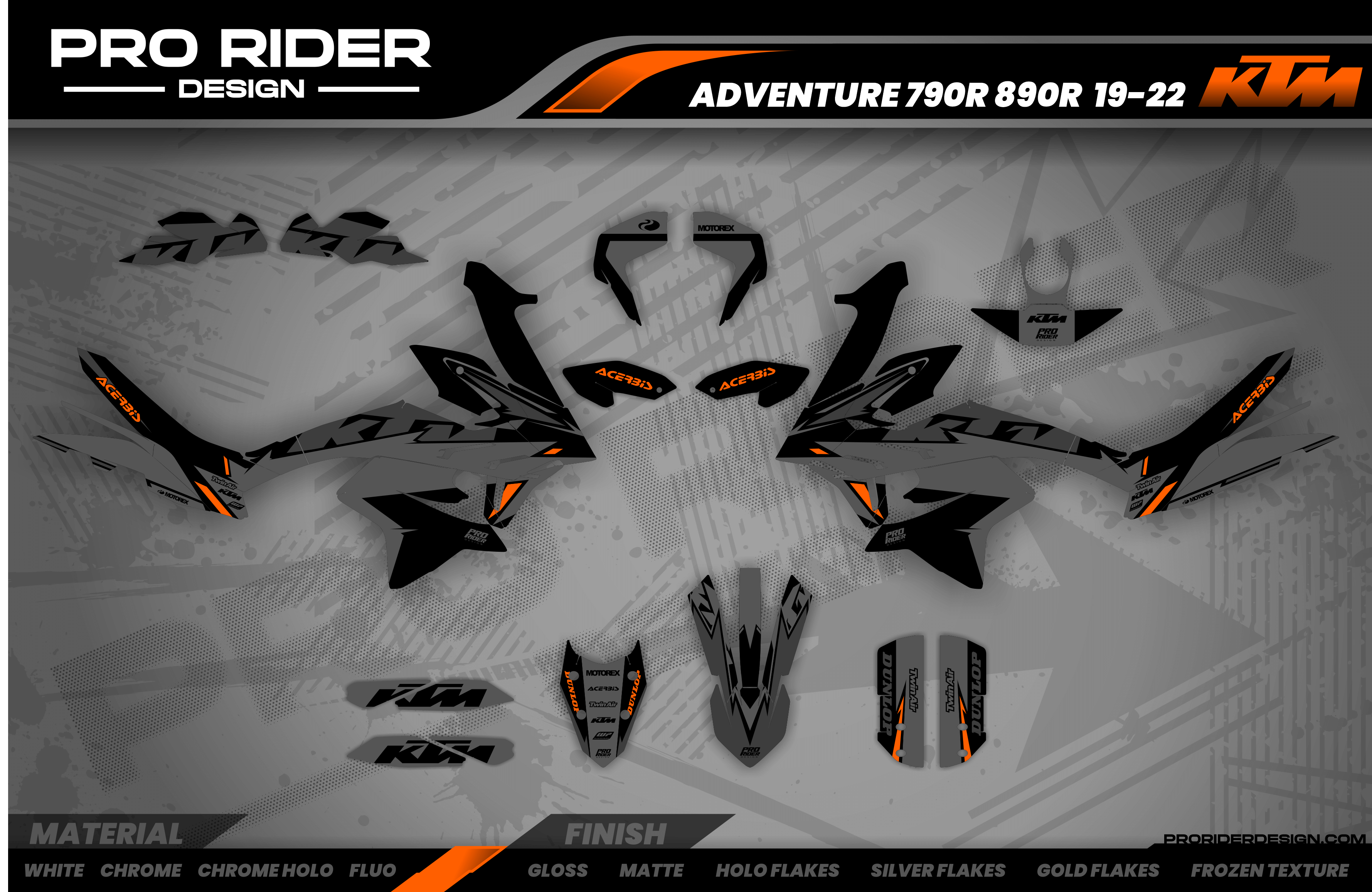 Acerbis finition Full Graphics Kit KTM 790/890 ADVENTURE
