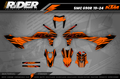 KTM SUPERMOTO Full Graphics Kit | Turbine