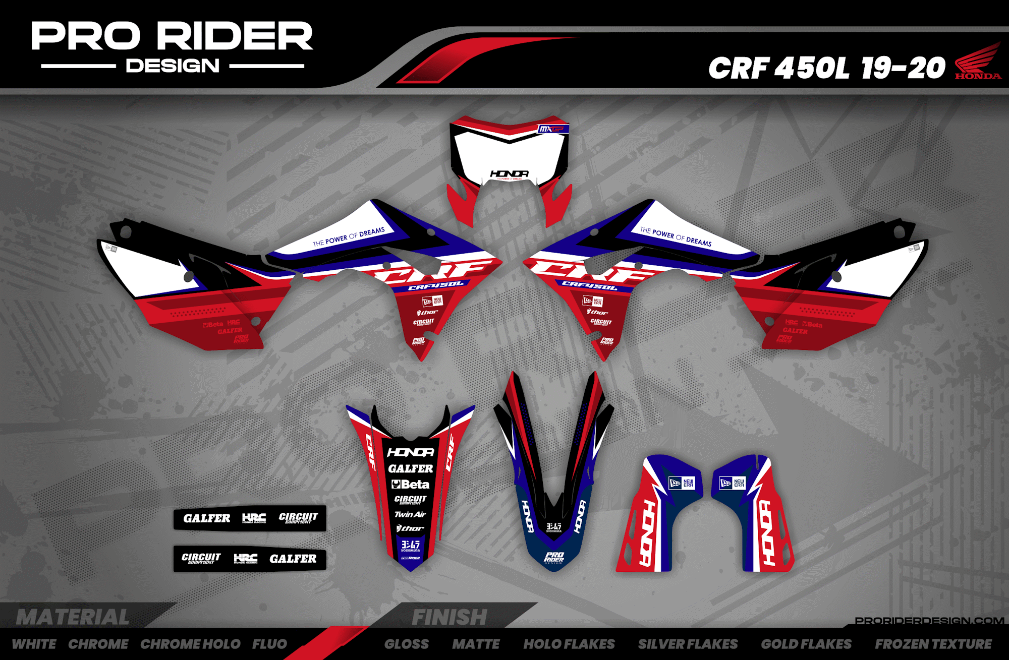 HONDA Full Graphics Kit | MXGP