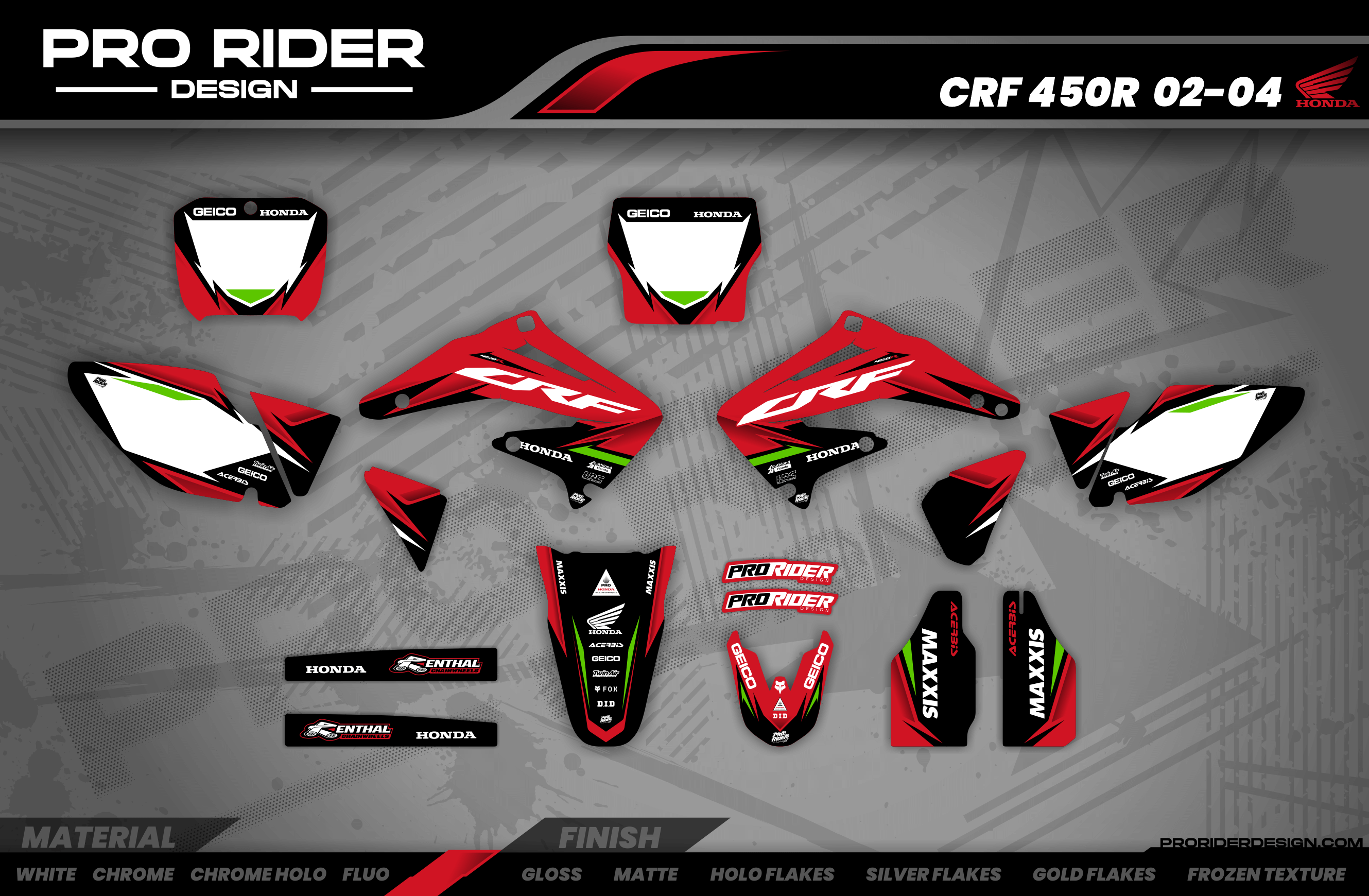 HONDA Graphics Kit MAXXIS FX