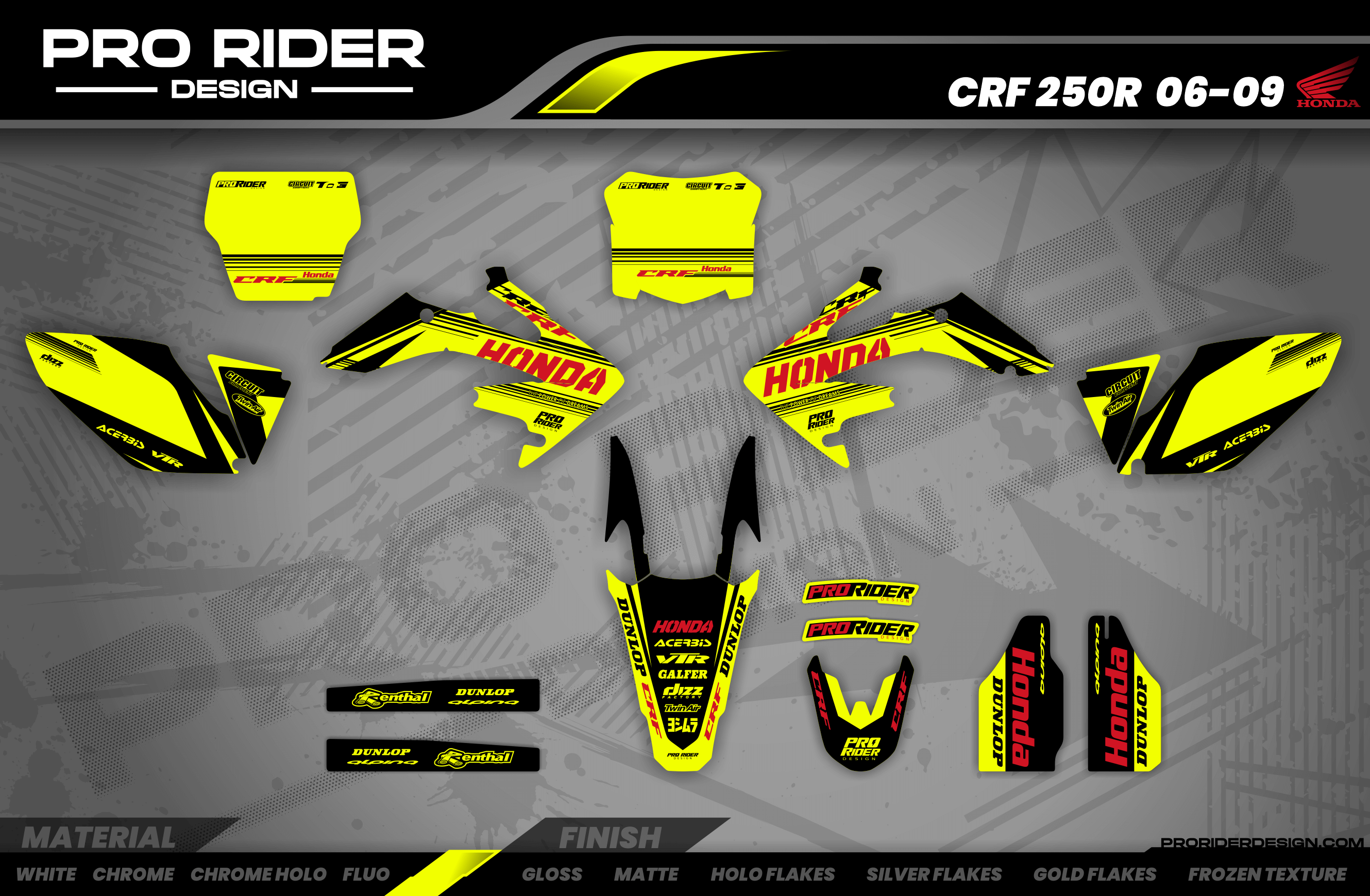 FLUO Graphics Kit HONDA DASH ONE