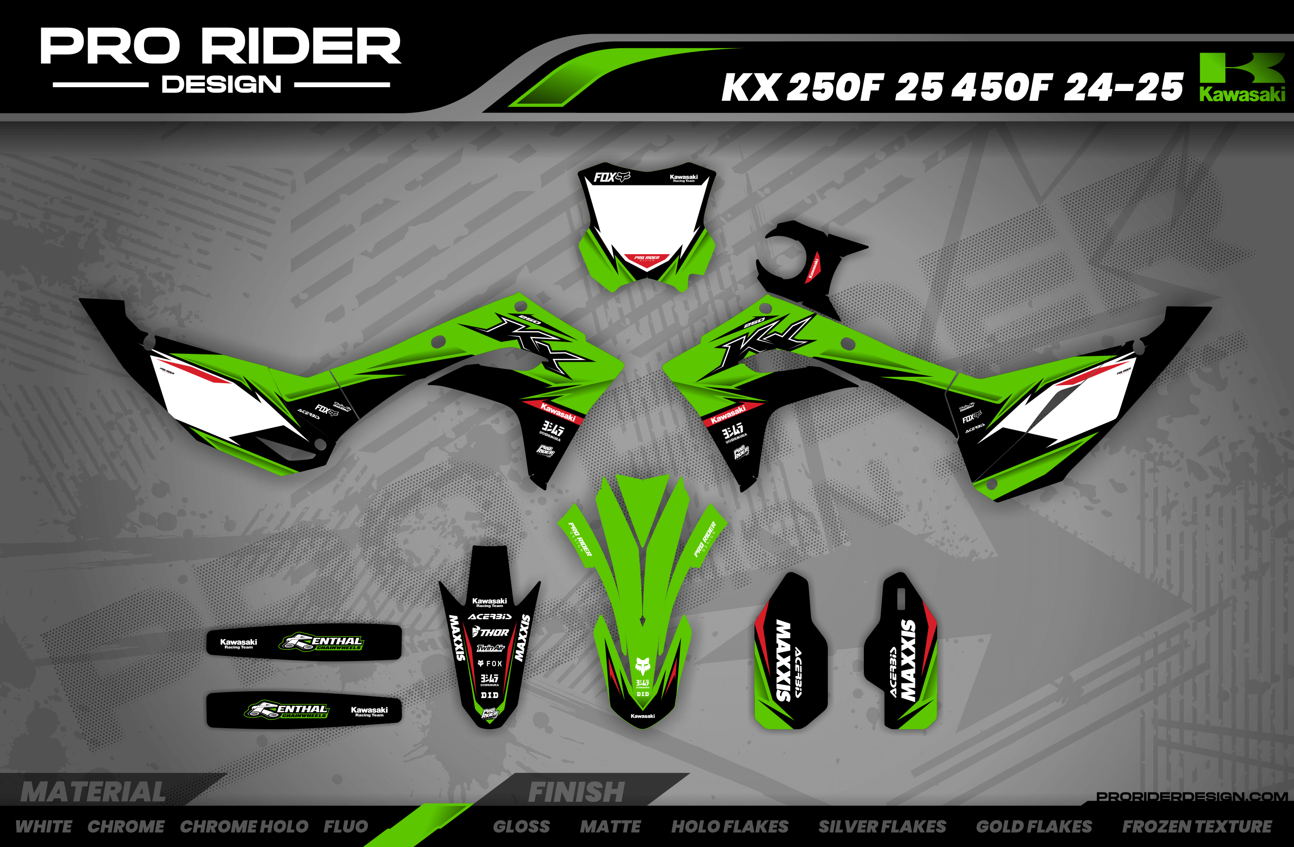 KAWASAKI Graphics Kit ADAPTASI GN