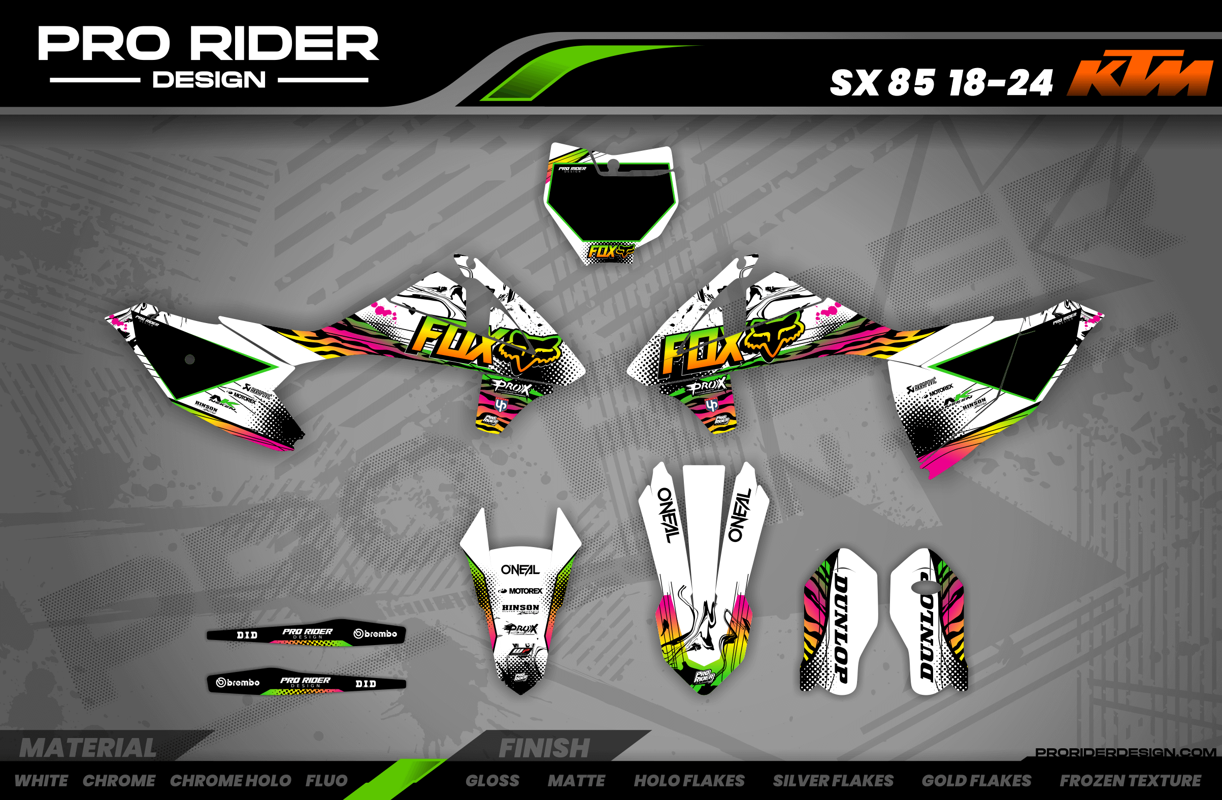 Custom Graphics KIT FOX DISTRICT