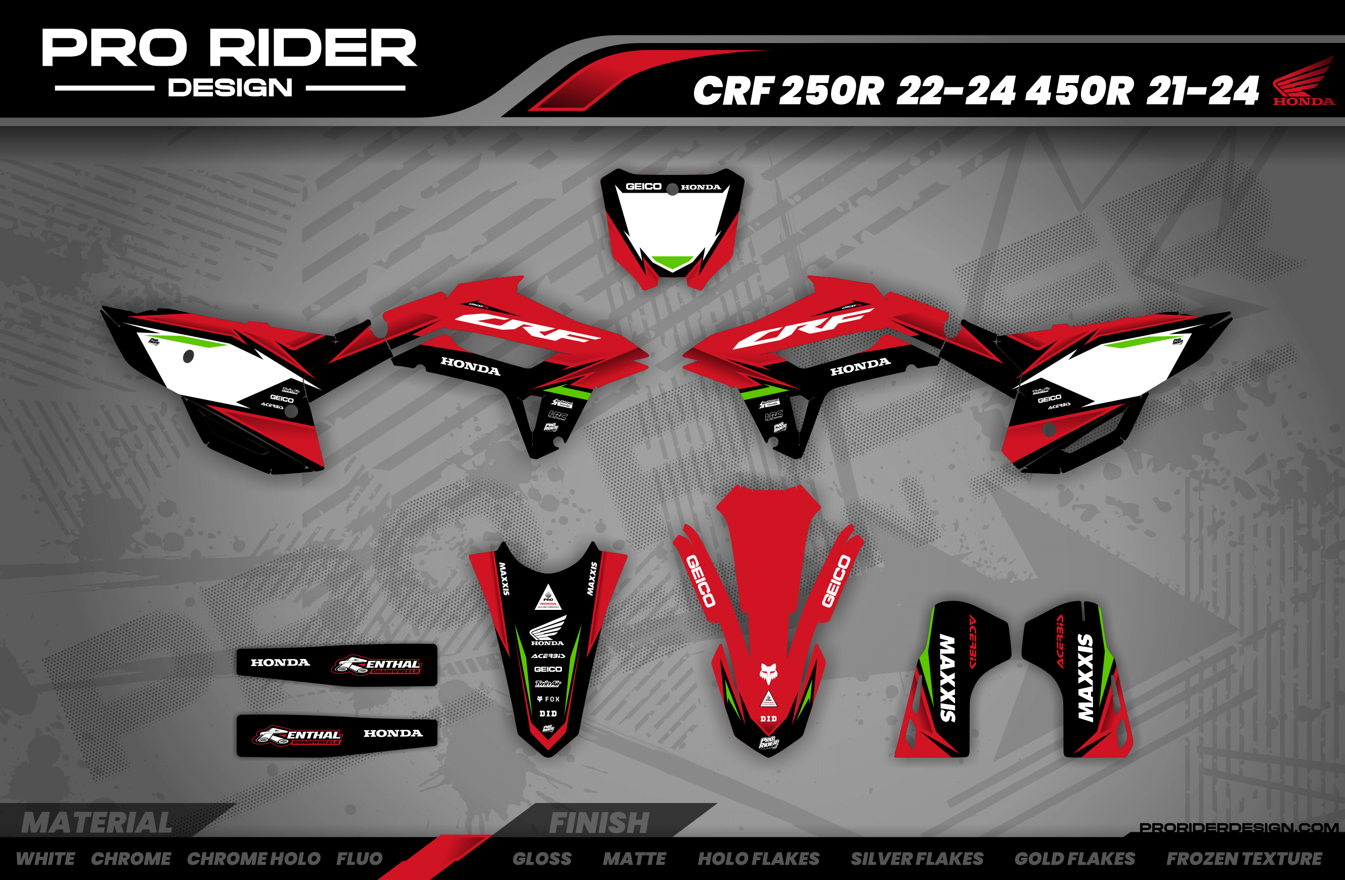 HONDA Graphics Kit MAXXIS FX