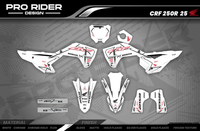 Graphics Kit HONDA BLINK WHITE