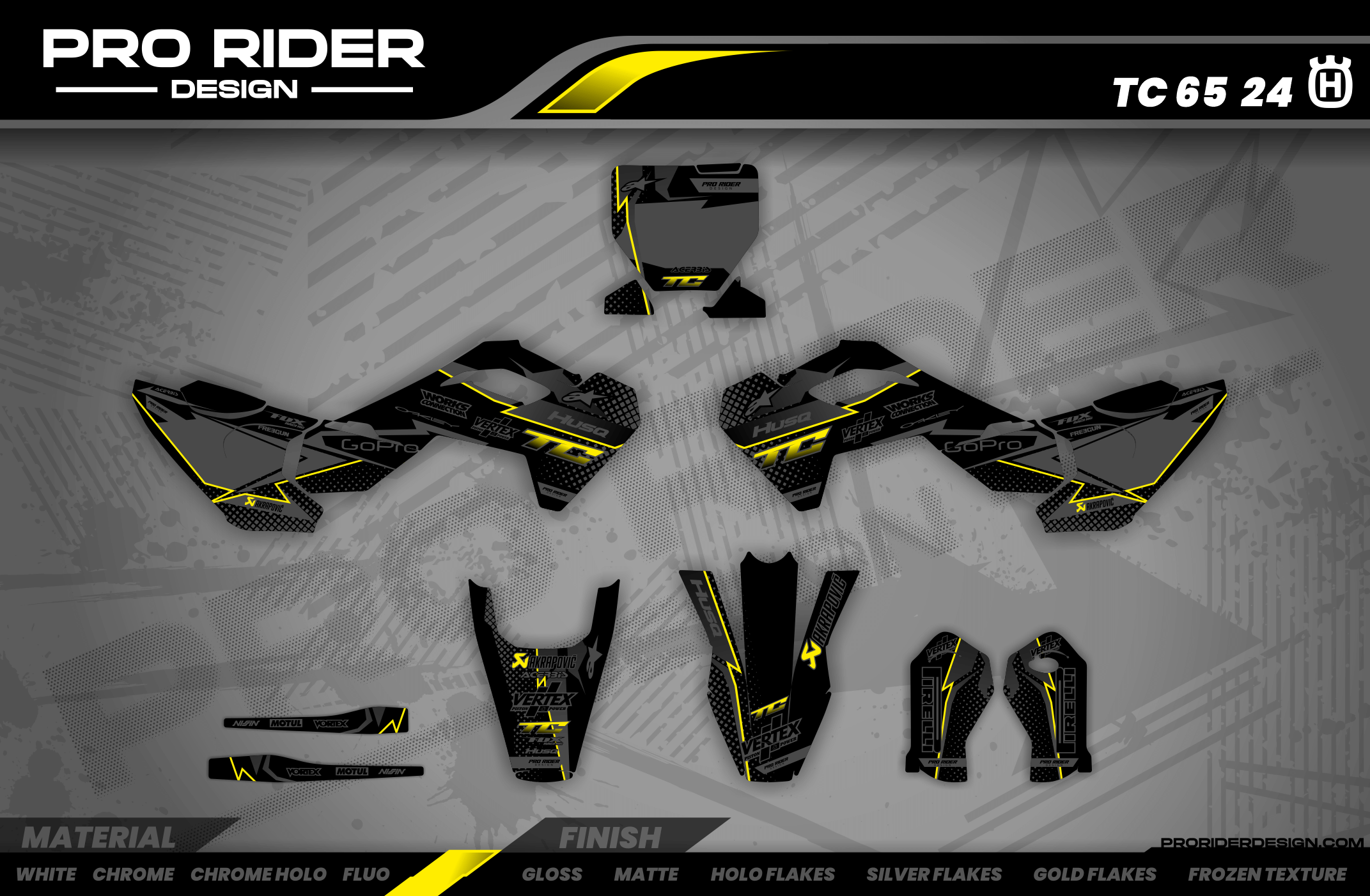 GRAPHICS Kit HUSQVARNA PRORIDERS 1