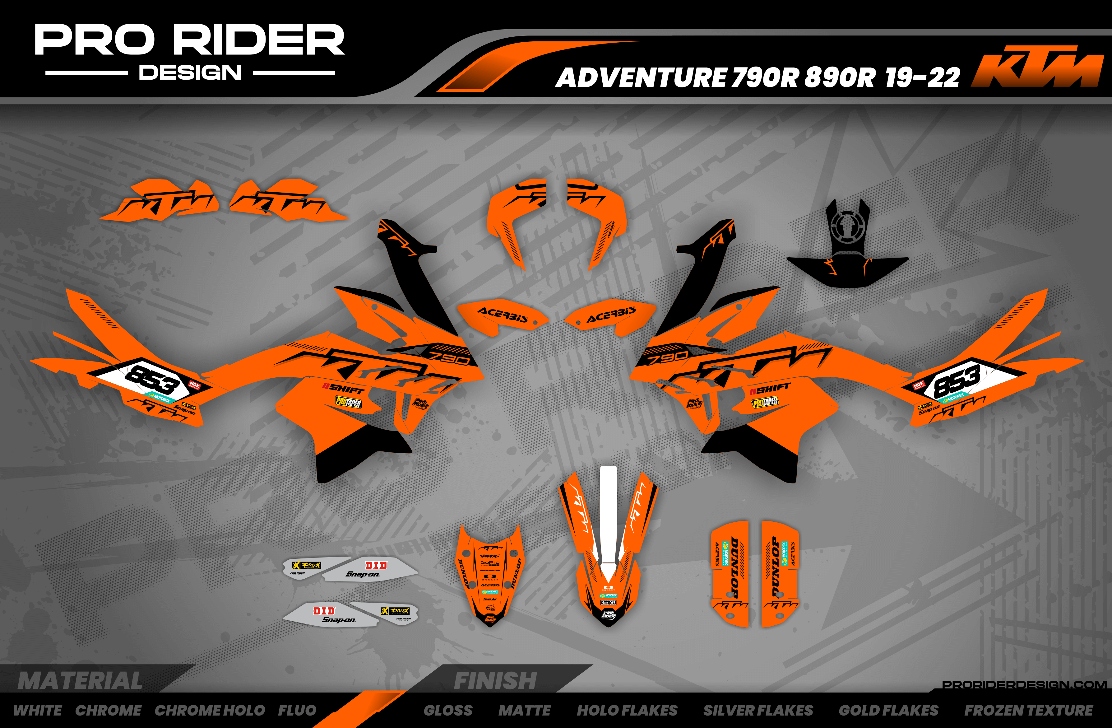 Nojak Full Graphics Kit KTM 790/890 ADVENTURE