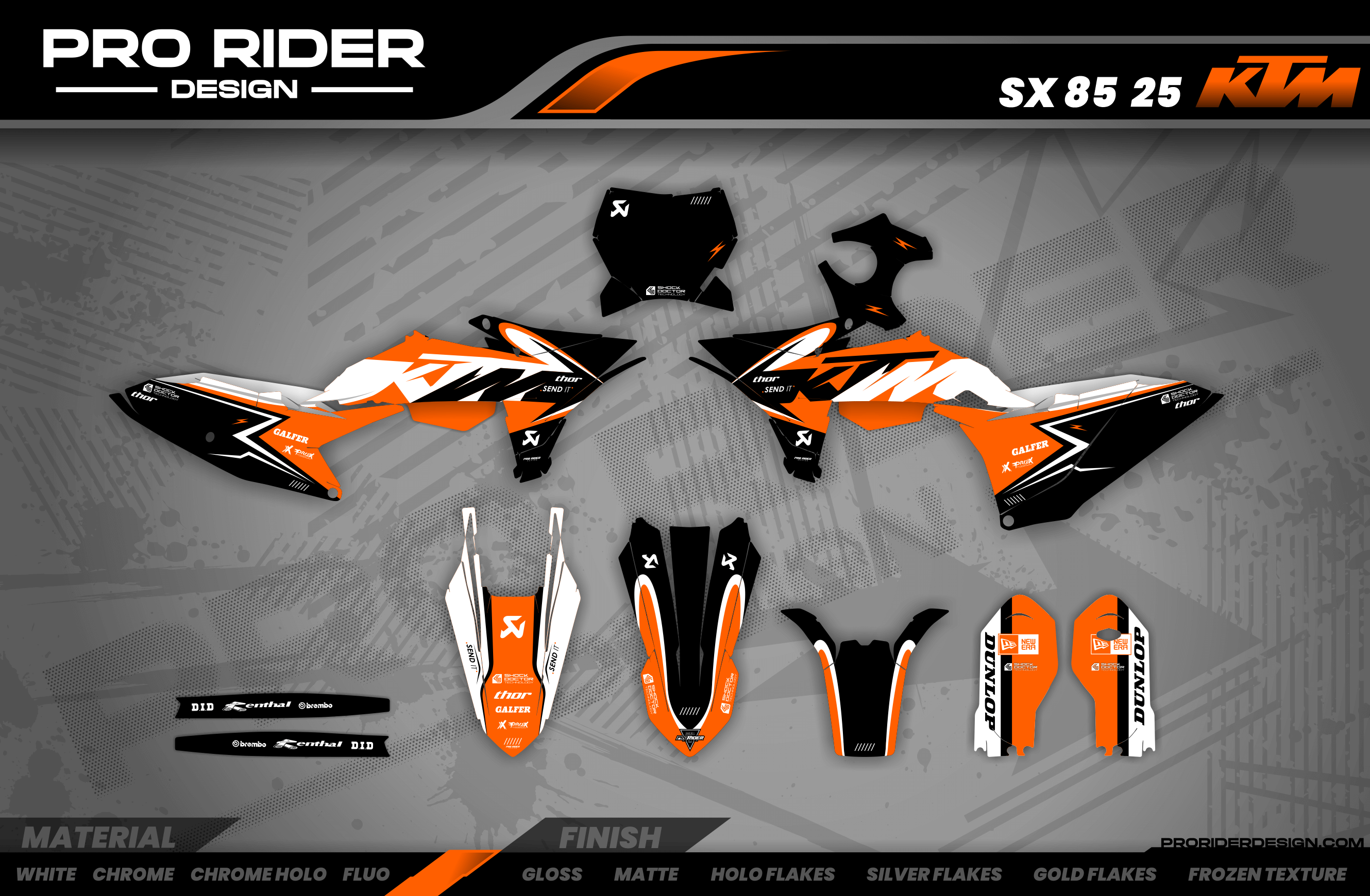 KTM Graphics Kit PERSO FENTY