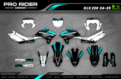 KAWASAKI Graphics Kit FERNCROSS