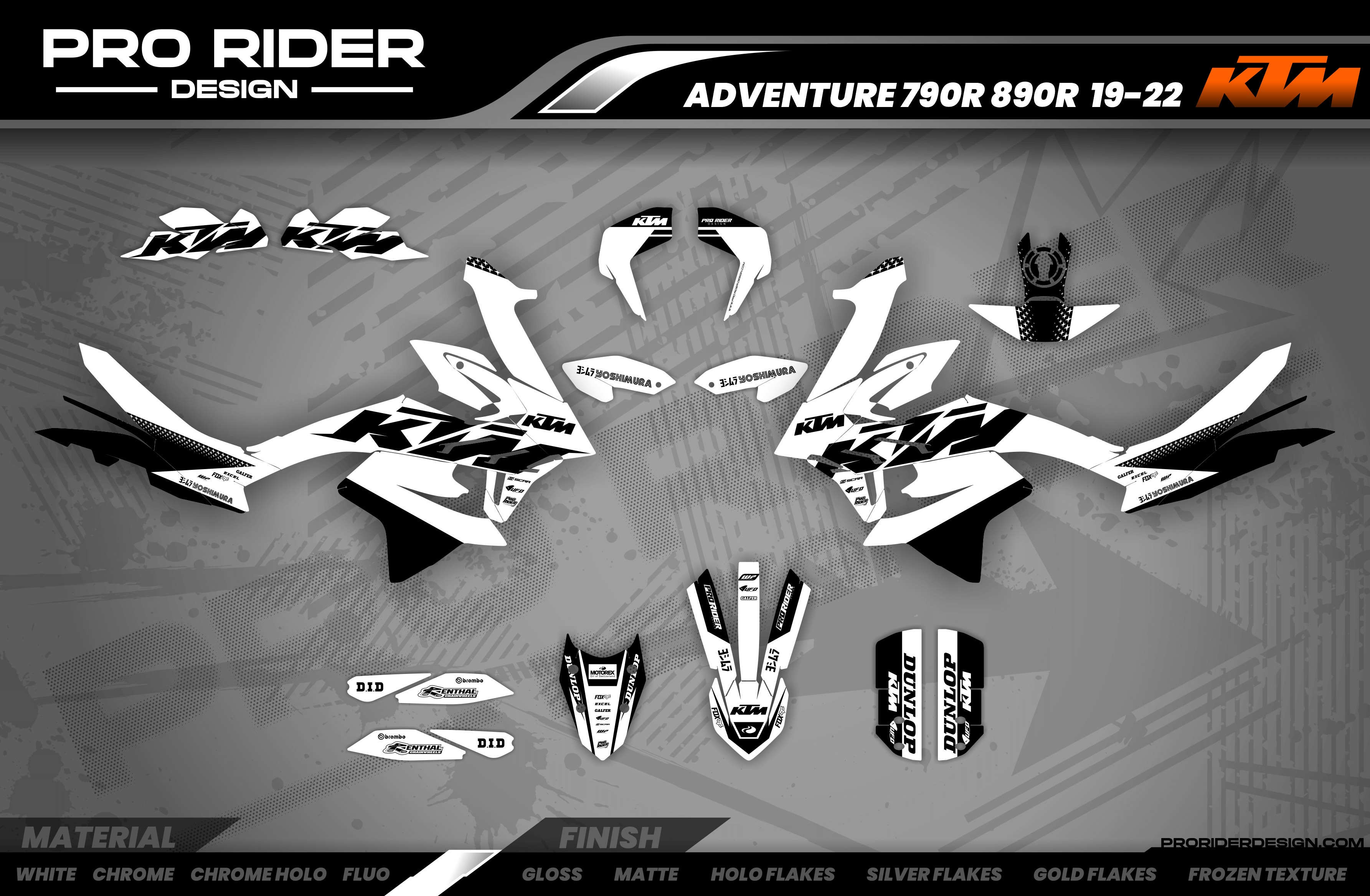 Bojam Full Graphics Kit KTM 790/890 ADVENTURE
