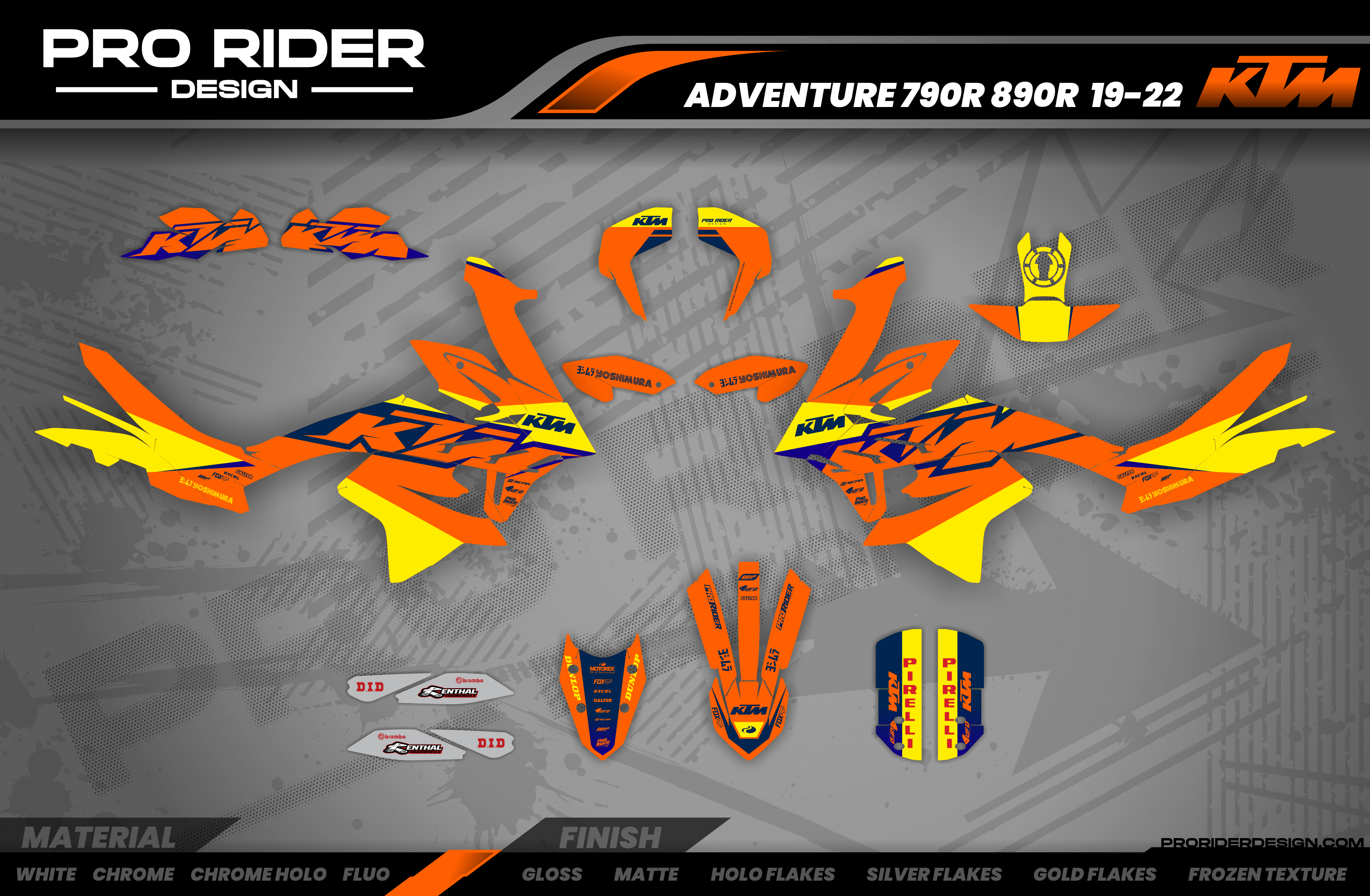 Bokom Full Graphics Kit KTM 790/890 ADVENTURE