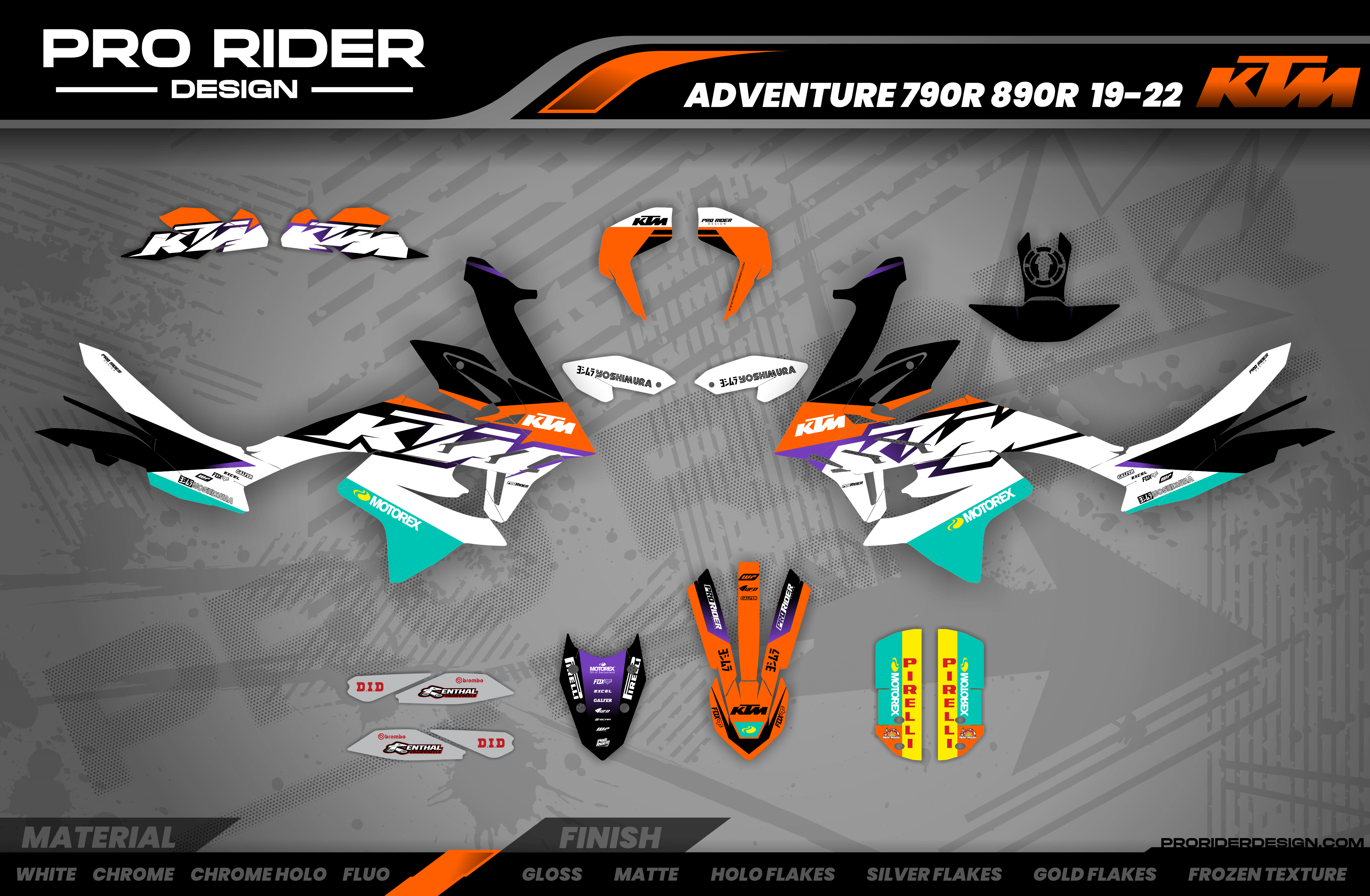 Bokay Full Graphics Kit KTM 790/890 ADVENTURE