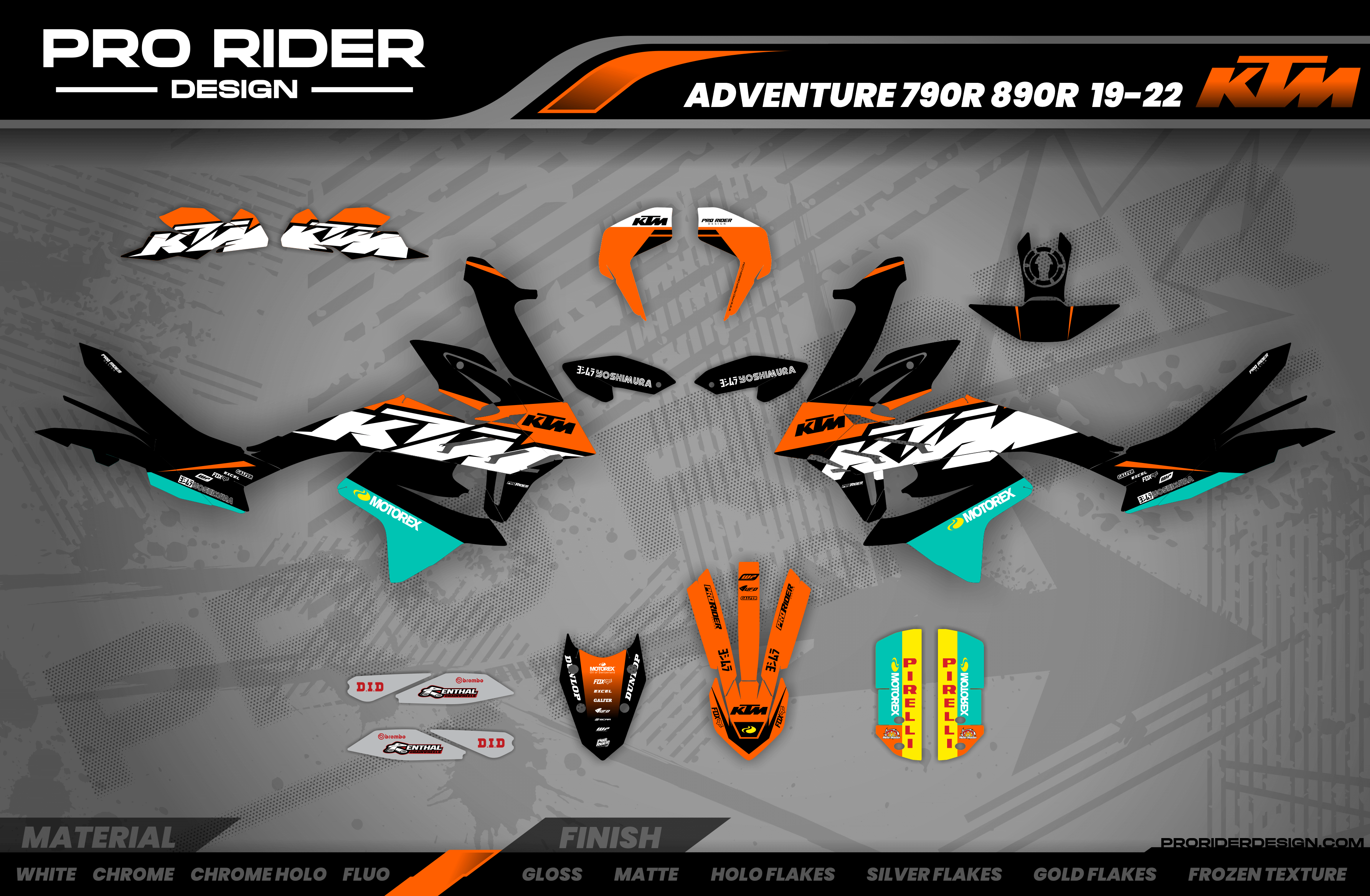 Bolan Full Graphics Kit KTM 790/890 ADVENTURE