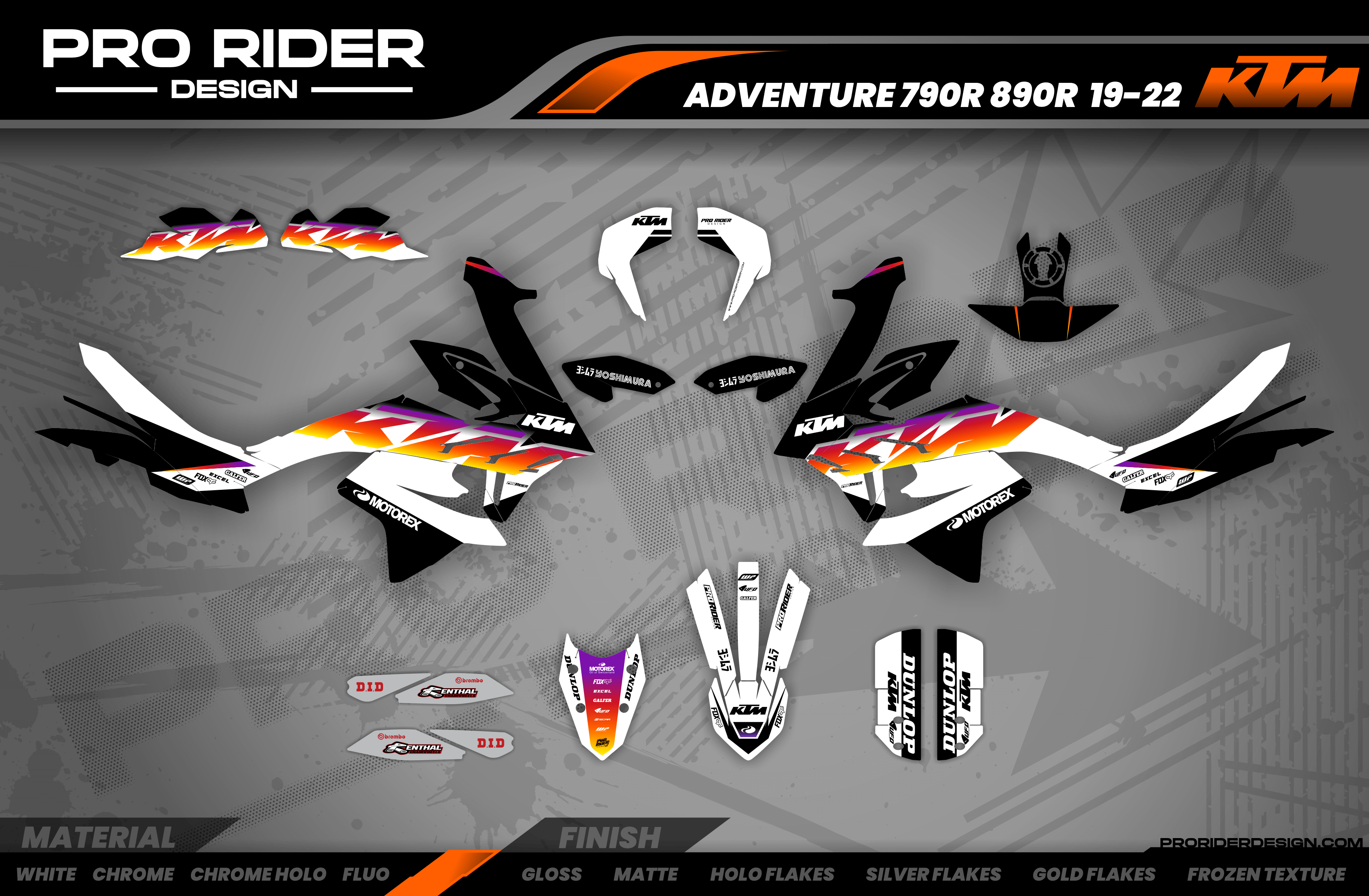 Varako Full Graphics Kit KTM 790/890 ADVENTURE