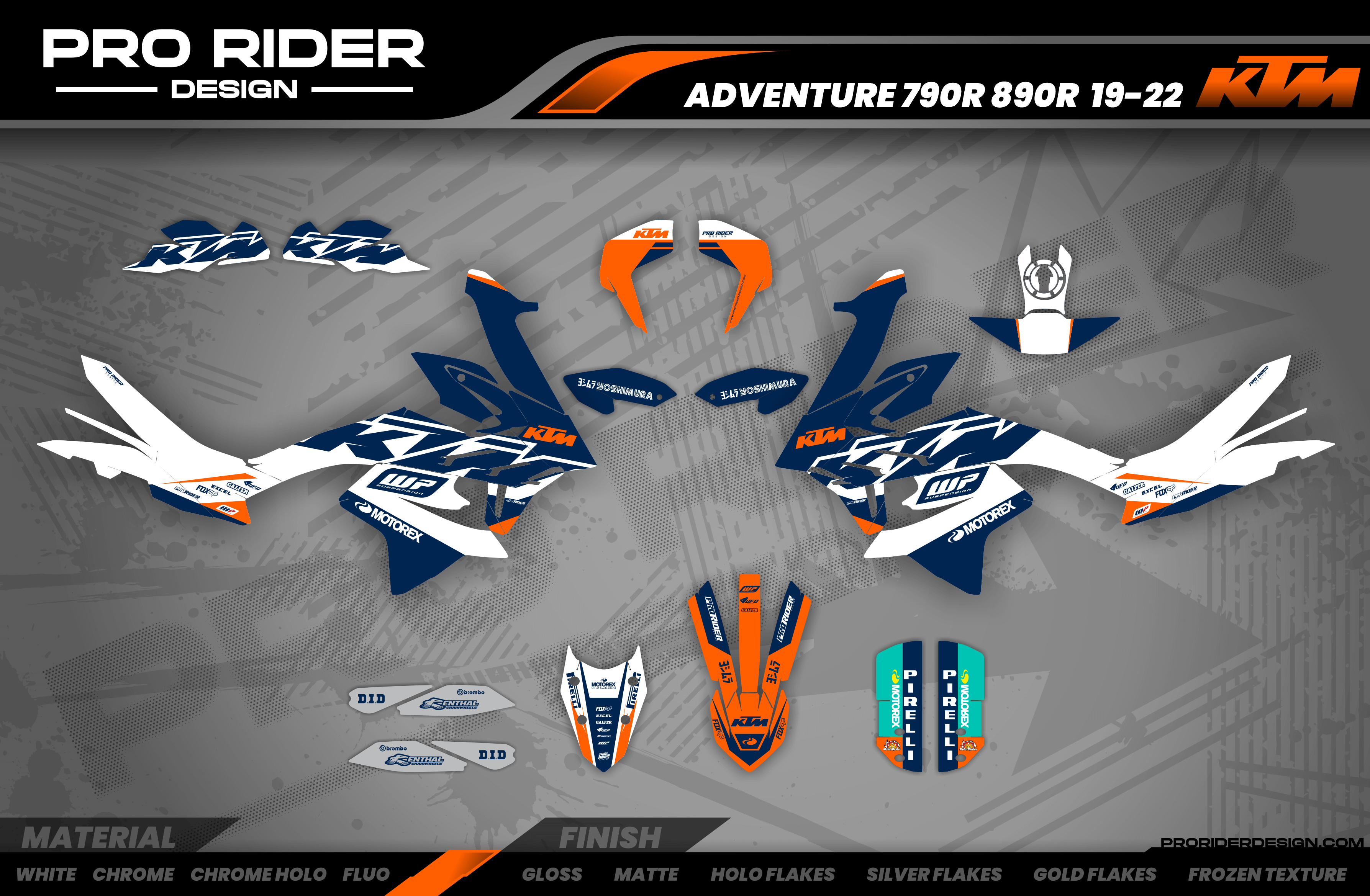 Vanol Full Graphics Kit KTM 790/890 ADVENTURE