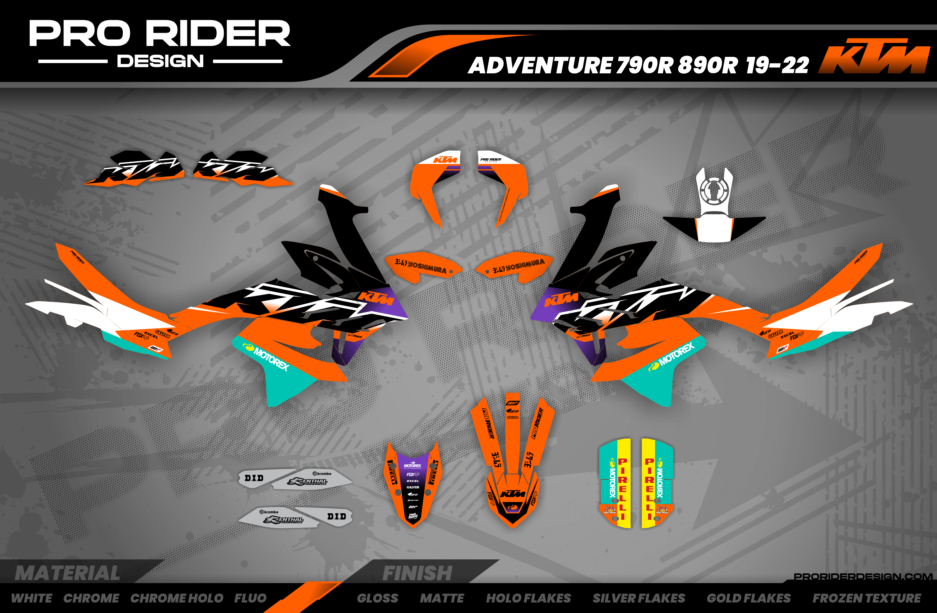 Vanka Full Graphics Kit KTM 790/890 ADVENTURE