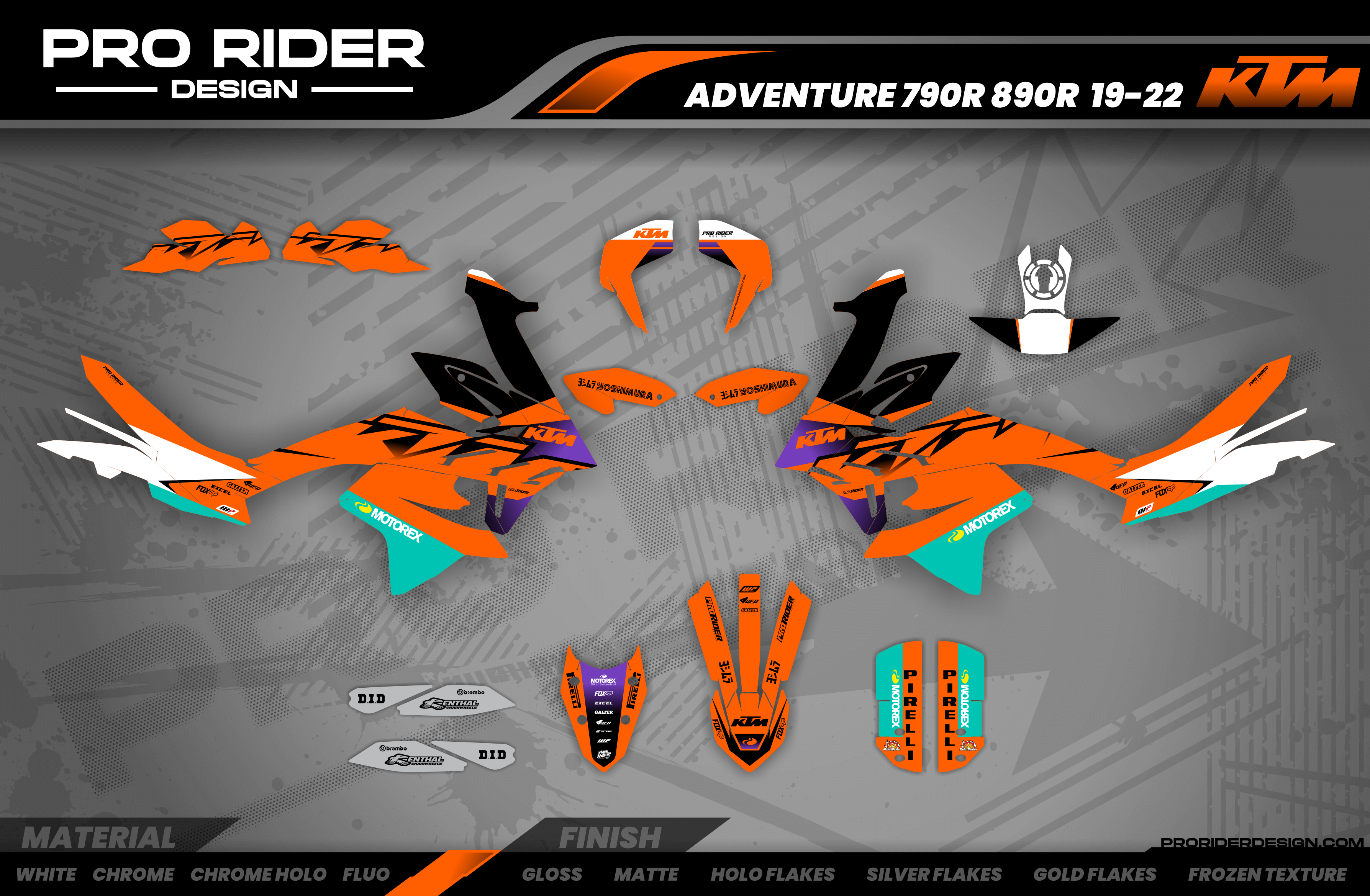 Vanak Full Graphics Kit KTM 790/890 ADVENTURE