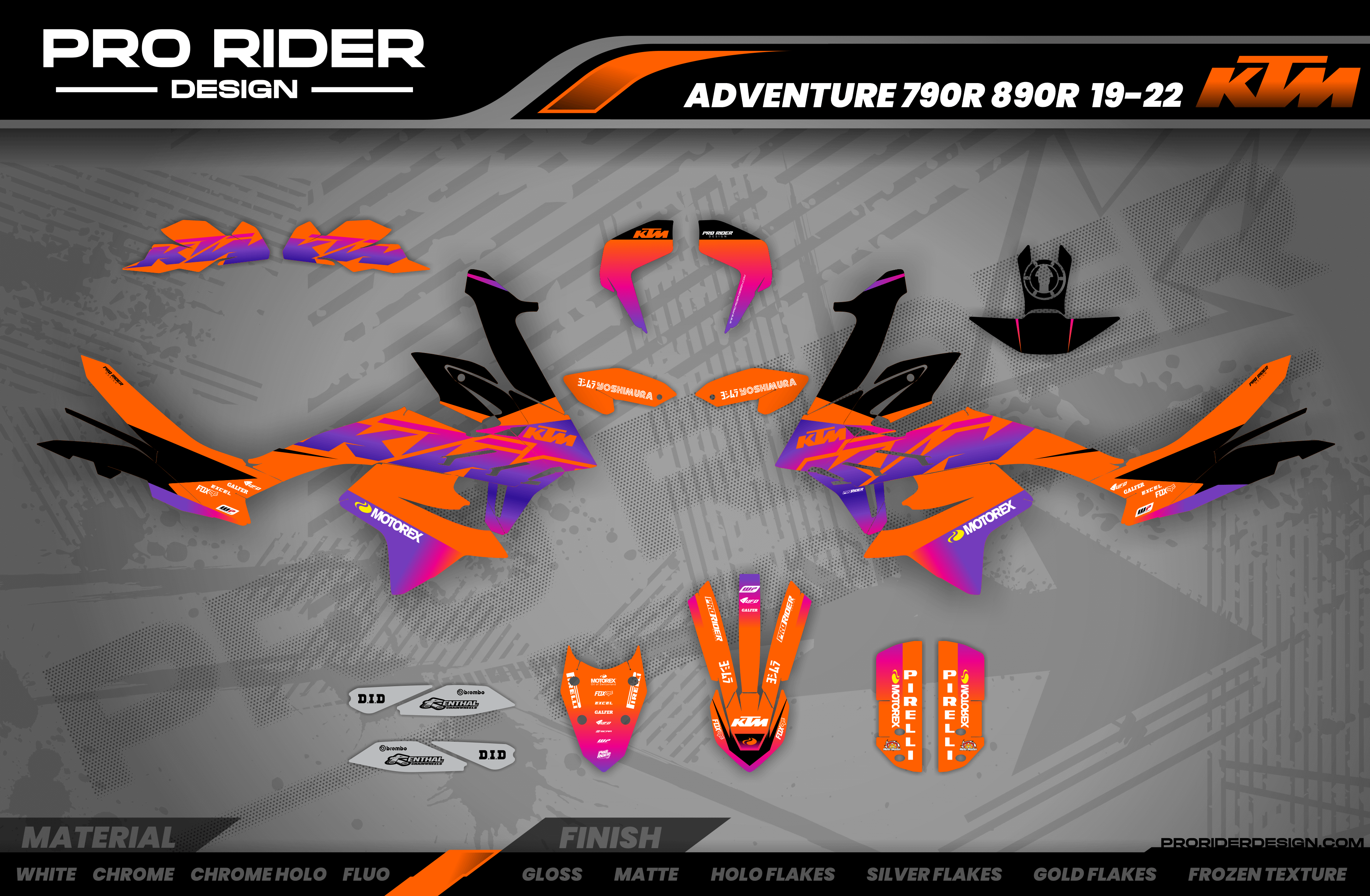 Vator Full Graphics Kit KTM 790/890 ADVENTURE