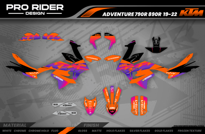 Ktm 790/890 Adventure Full Graphics Kit | Vator