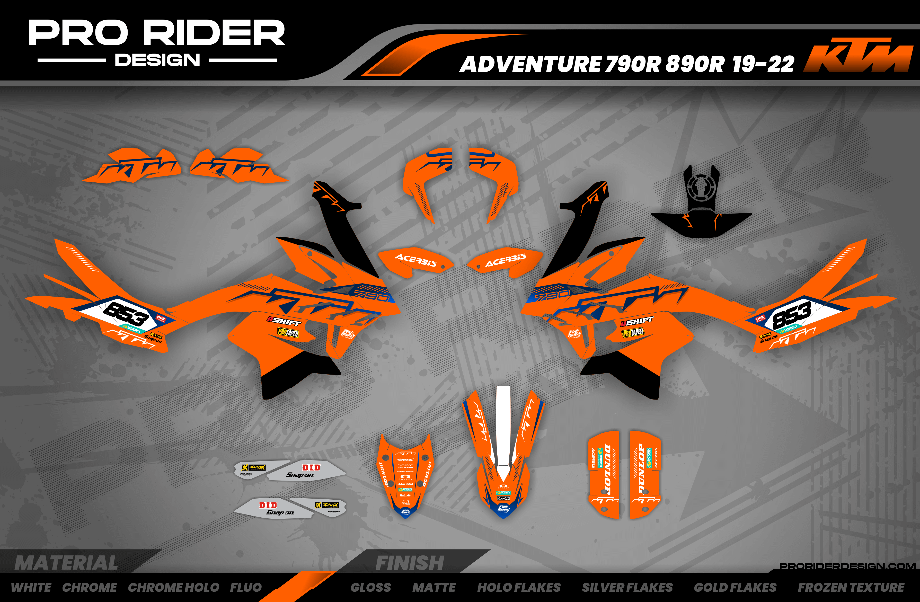Kalan Full Graphics Kit KTM 790/890 ADVENTURE