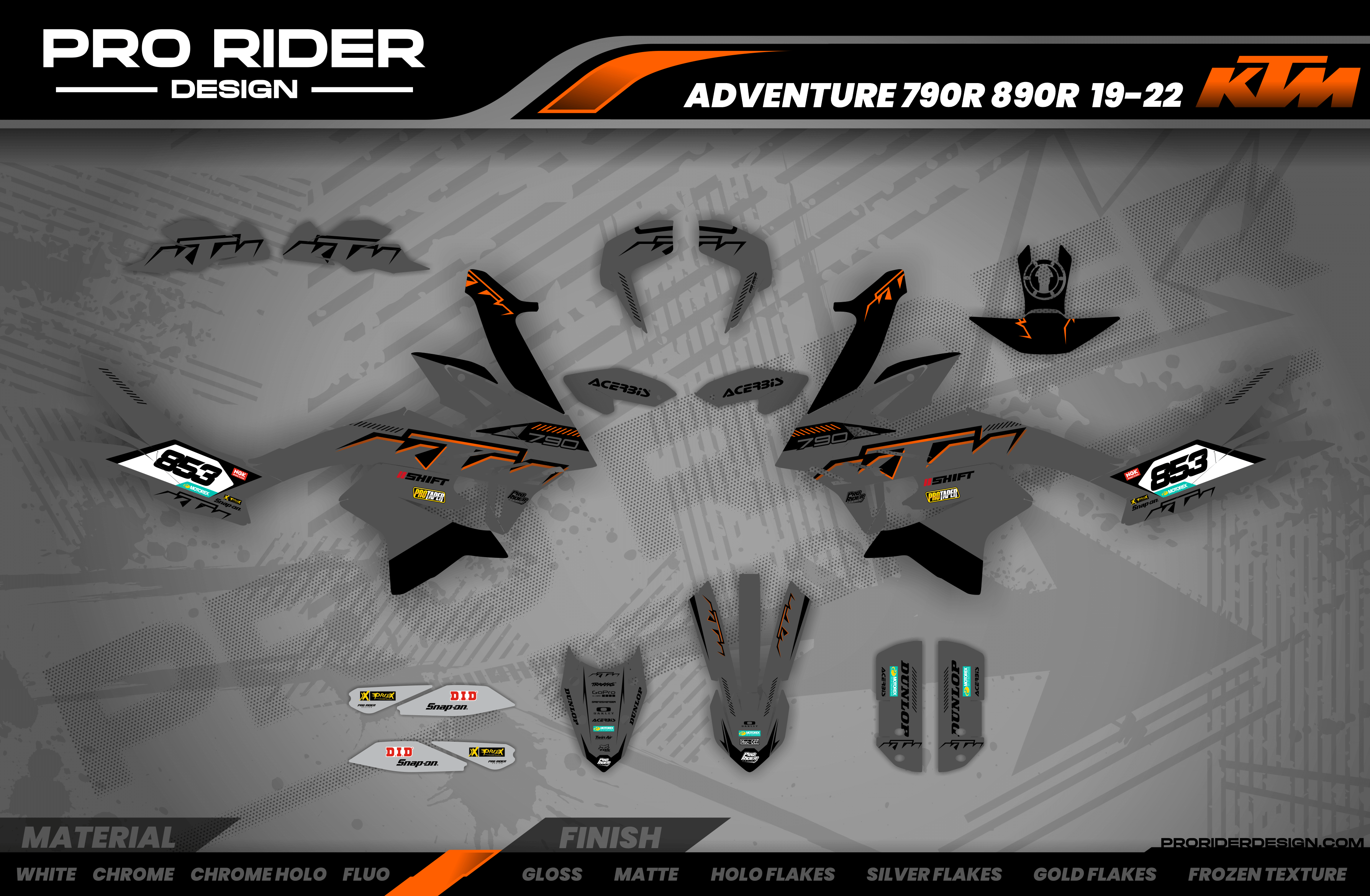 Novix Full Graphics Kit KTM 790/890 ADVENTURE