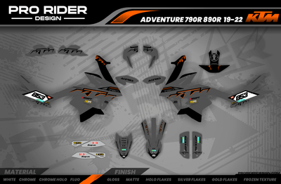 Ktm 790/890 Adventure Full Graphics Kit | Novix