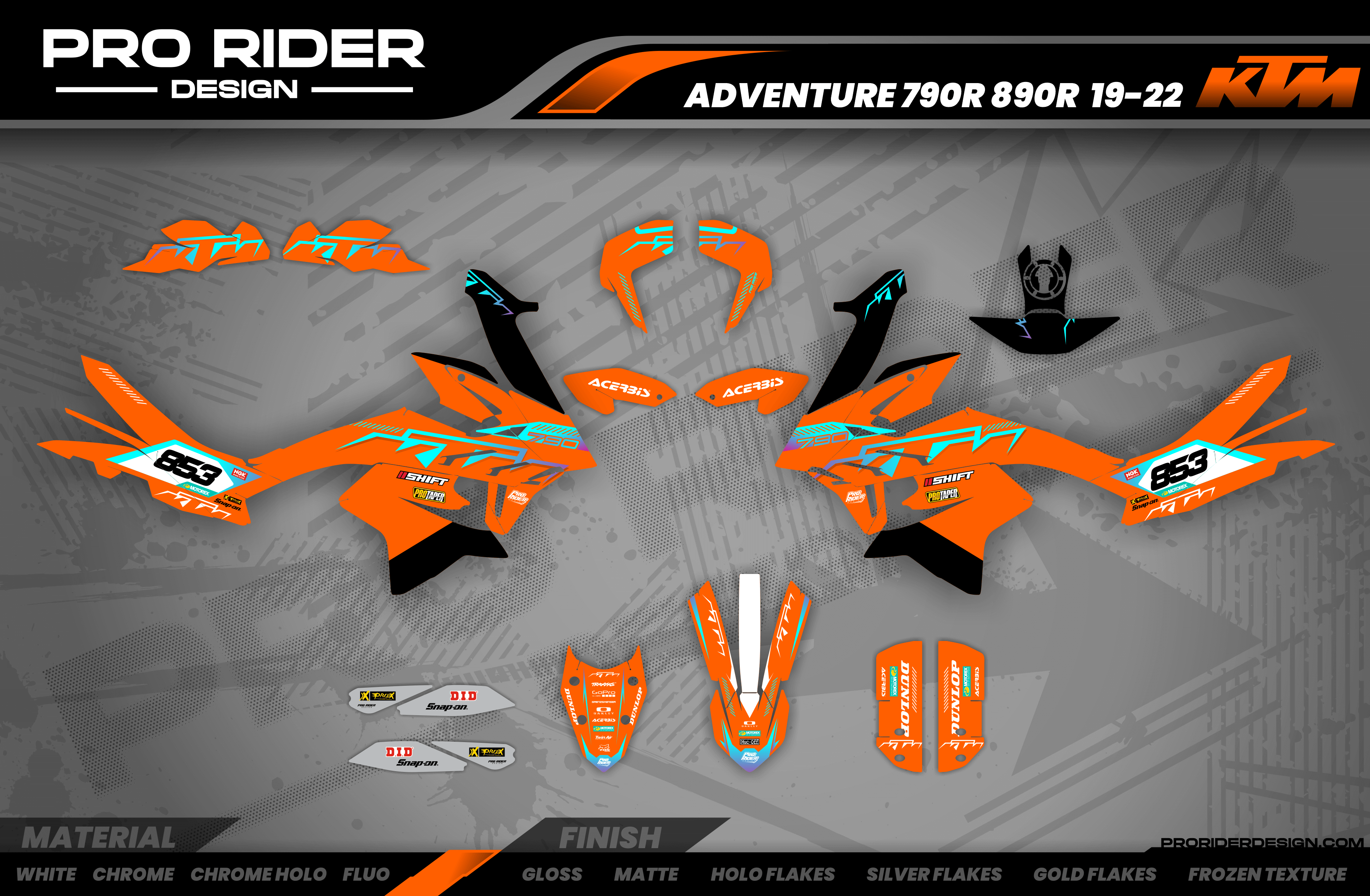 Kovia Full Graphics Kit KTM 790/890 ADVENTURE