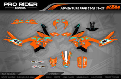 Ktm 790/890 Adventure Full Graphics Kit | Kovia
