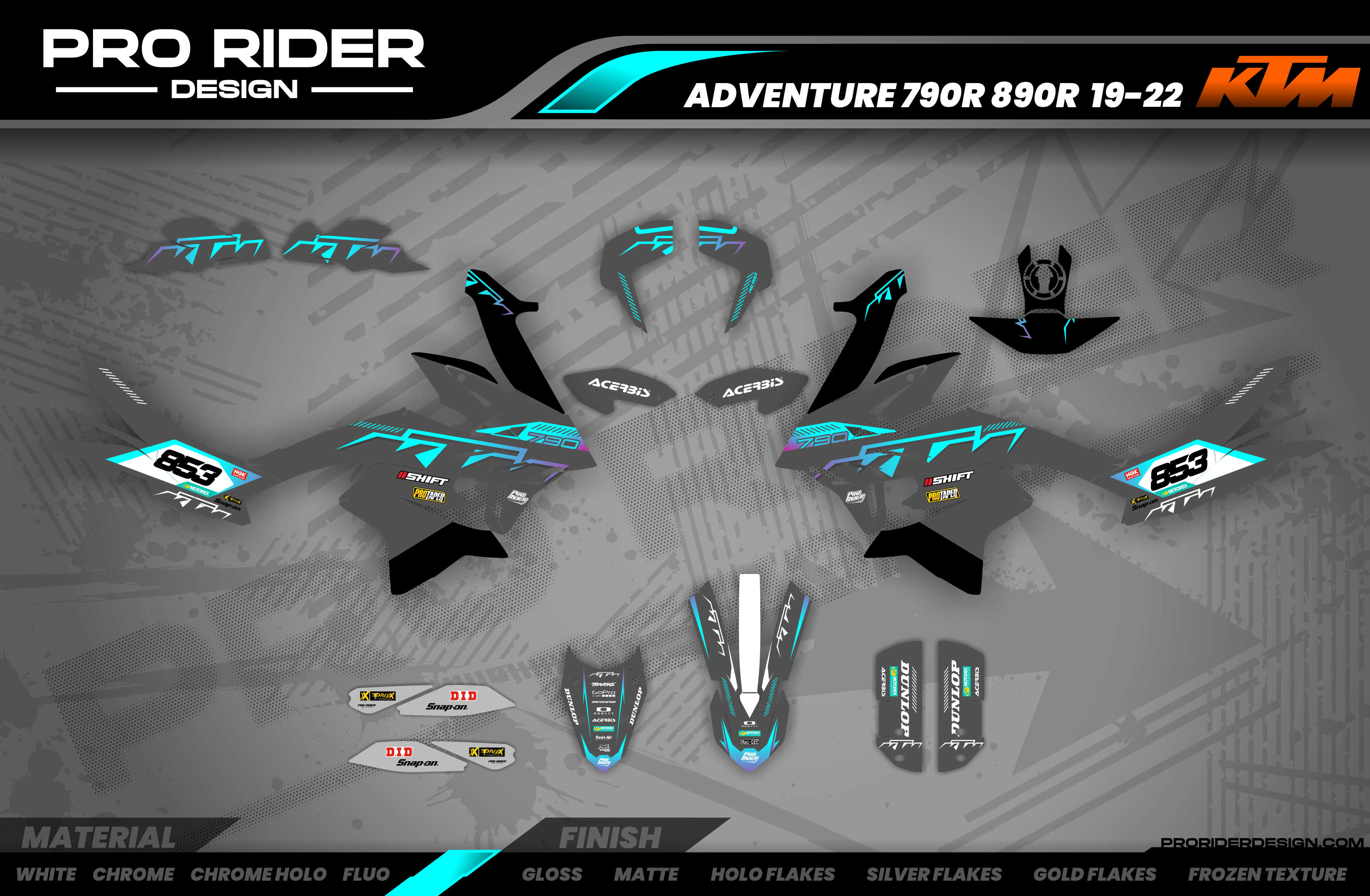 Kovan Full Graphics Kit KTM 790/890 ADVENTURE