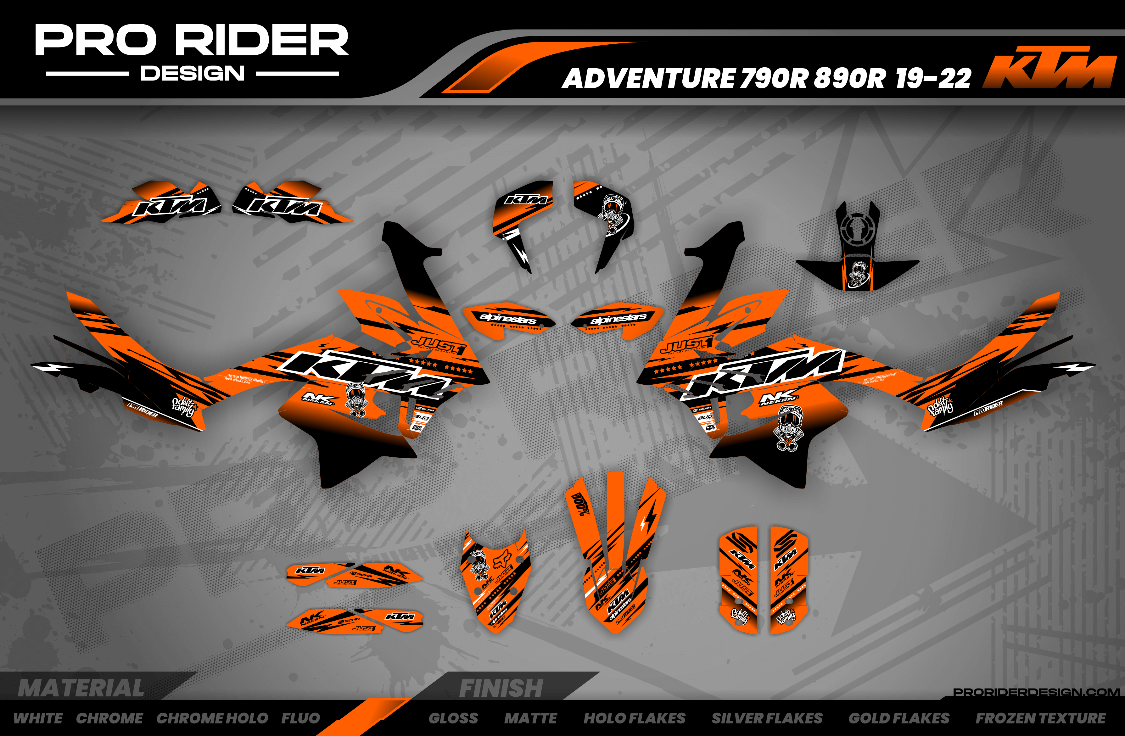 Vertex Full Graphics Kit KTM 790/890 ADVENTURE