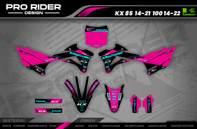 Graphics Kit LUCAS OIL PINK : The best kit for your bike