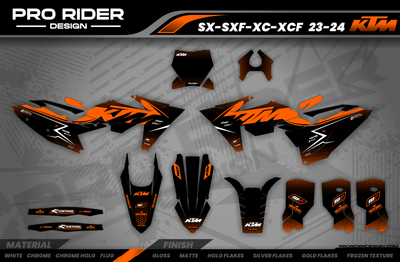 Custom Graphics KTM STOK ORANGE