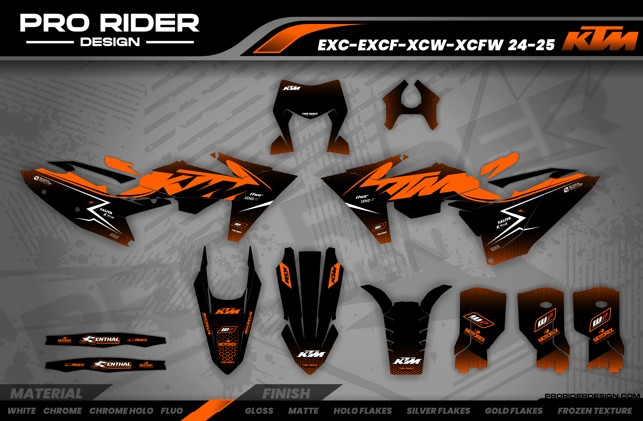 Custom Graphics KTM STOK ORANGE