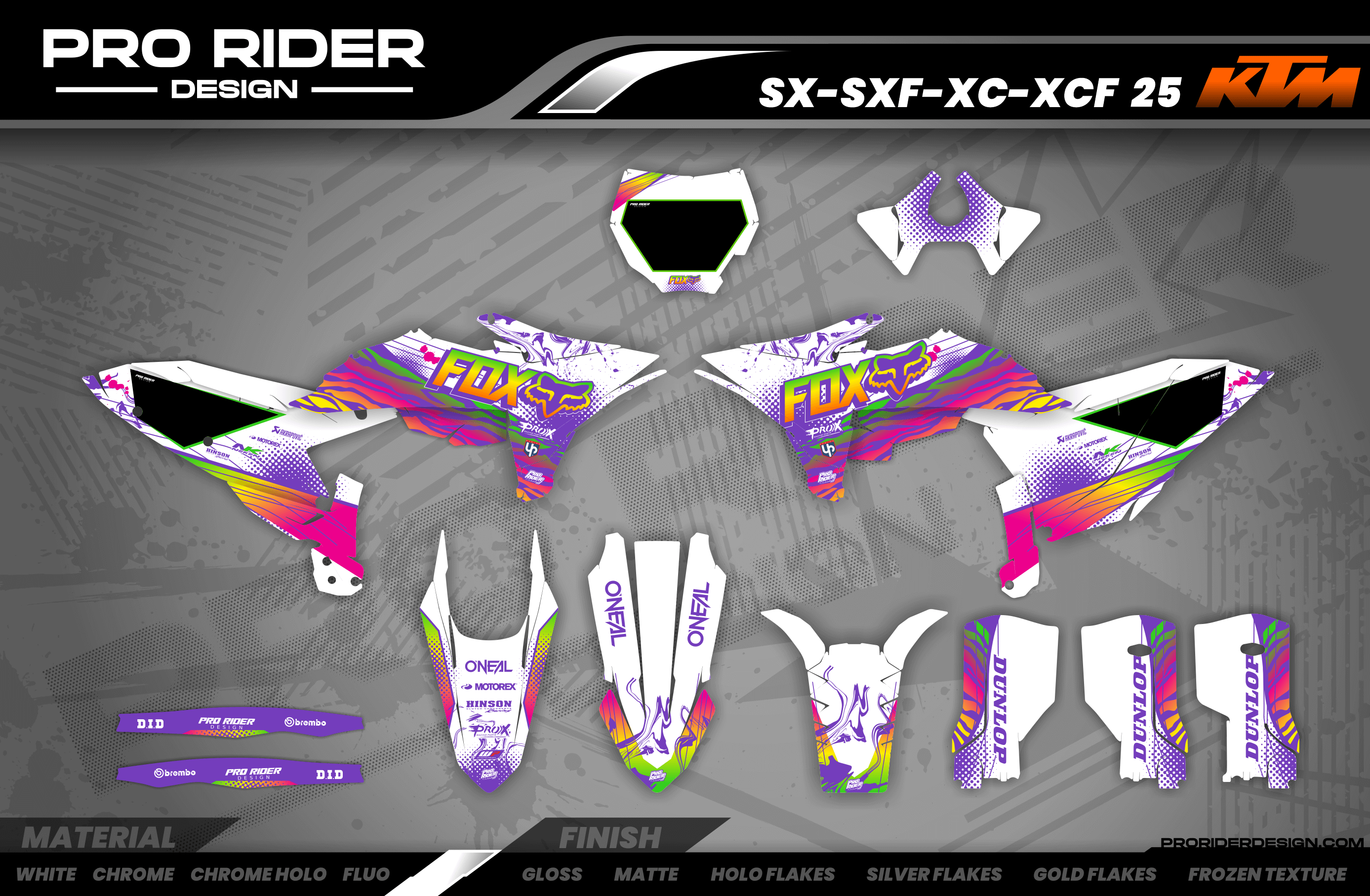 Custom Graphics KIT FOX DISTRICT KOWTOWN