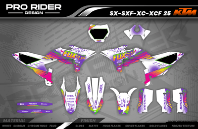 Custom Graphics KIT FOX DISTRICT KOWTOWN