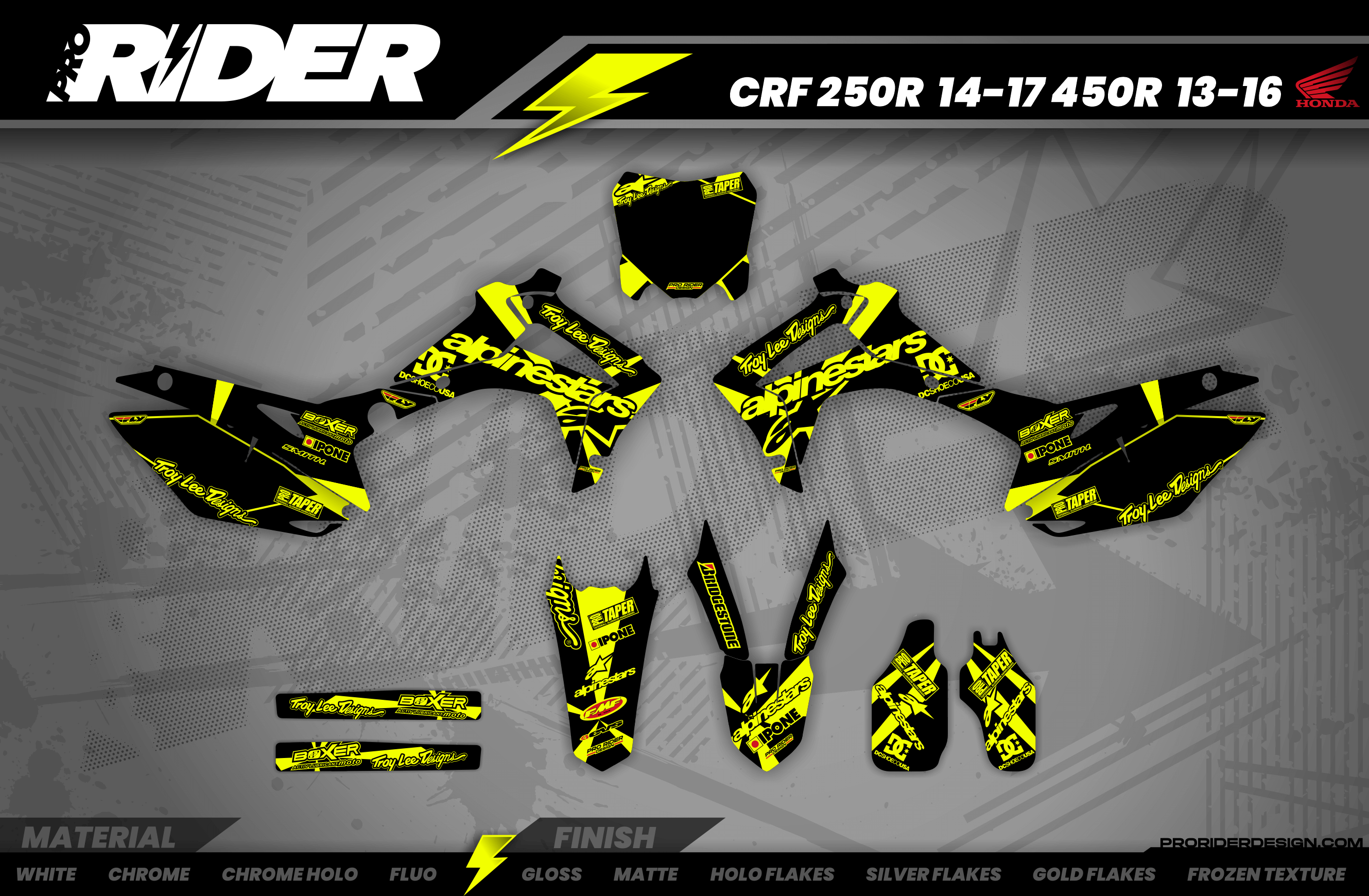 FLUO Graphics Kit ALPINESTARS DC