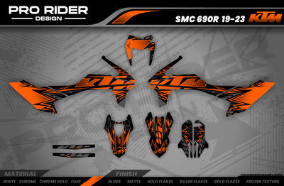 KTM SUPERMOTO Full Graphics Kit | Krypta
