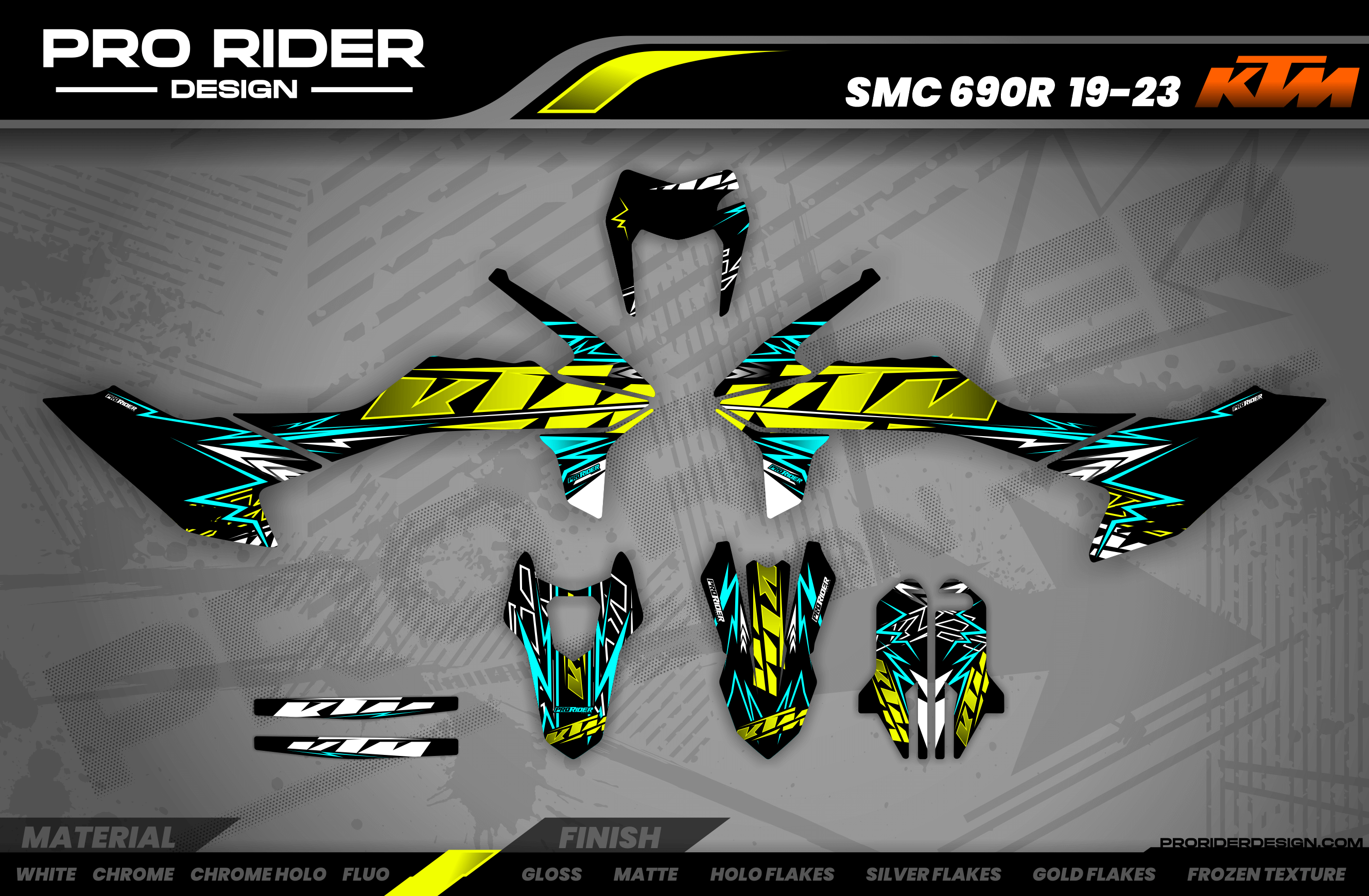 KTM SUPERMOTO Full Graphics Kit | Forgax