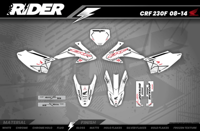 Graphics Kit HONDA BLINK WHITE