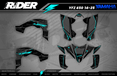 Yamaha graphics KIT FMRFACTORY DARK CYAN
